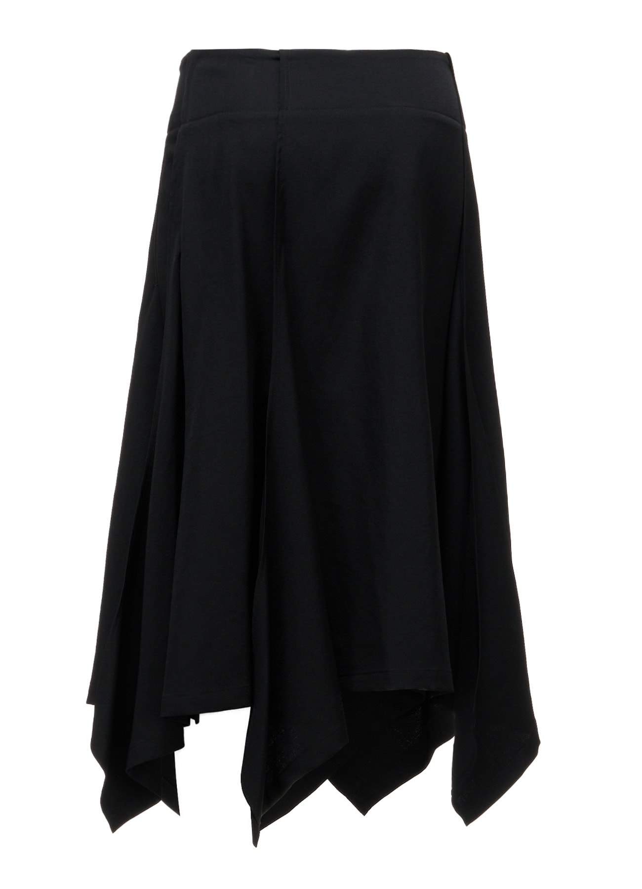 WOOL GABARDINE WRAP SKIRT