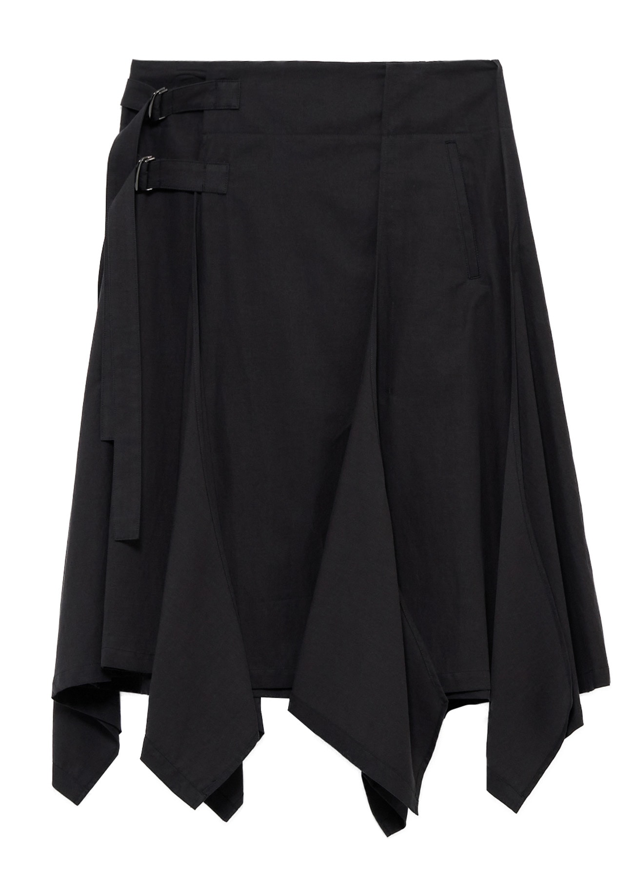 CELLULOSE COTTON BIO TWILL WRAP SKIRT