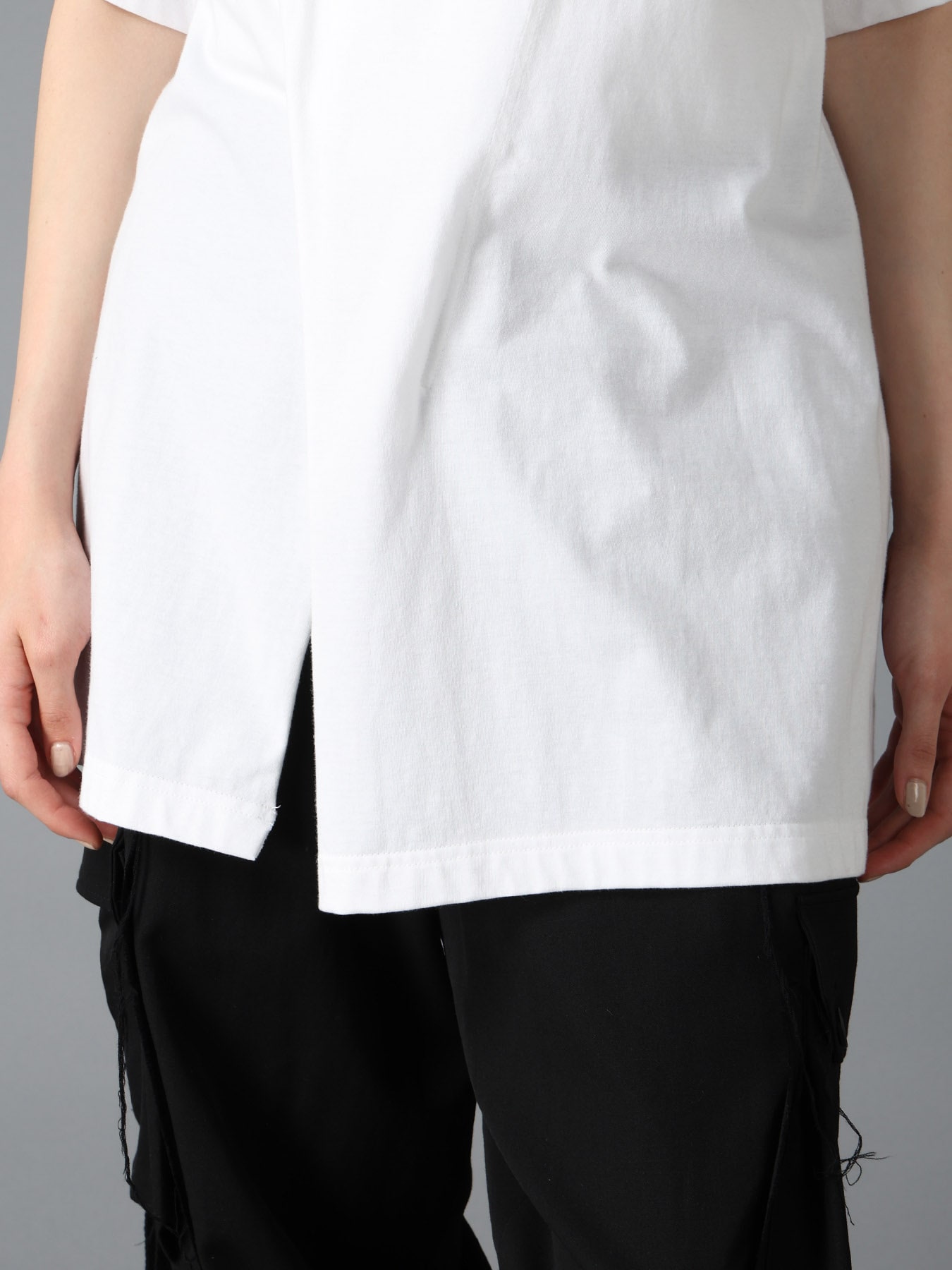 COTTON JERSEY LICKING SHORT SLEEVED T