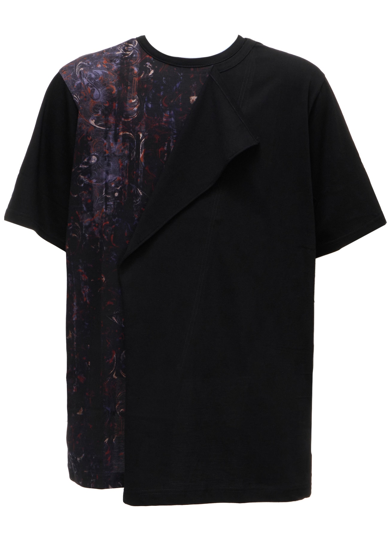 PAISLEY+COTTON JERSEY SHORT SLEEVED T