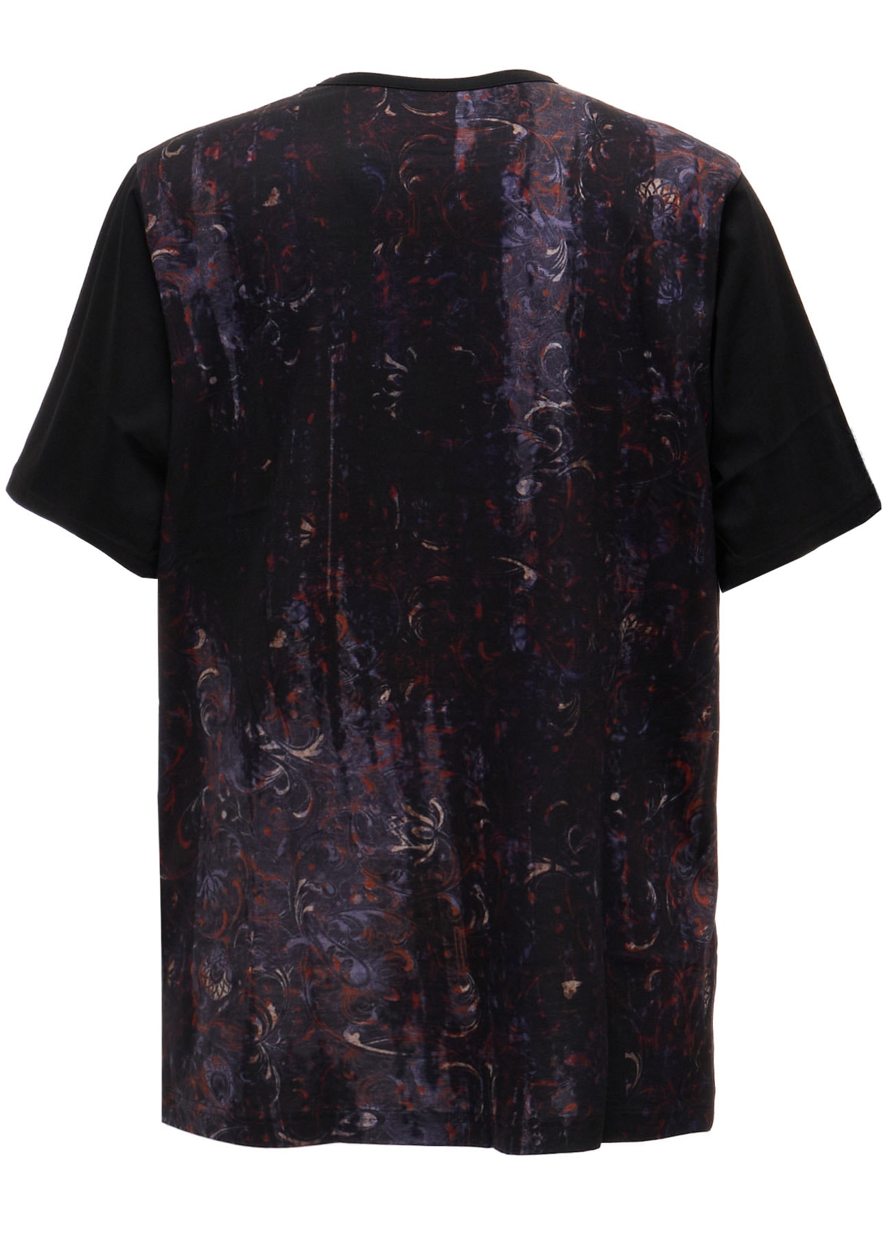 PAISLEY+COTTON JERSEY SHORT SLEEVED T