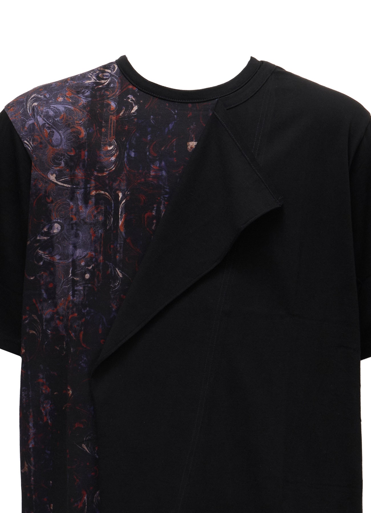 PAISLEY+COTTON JERSEY SHORT SLEEVED T