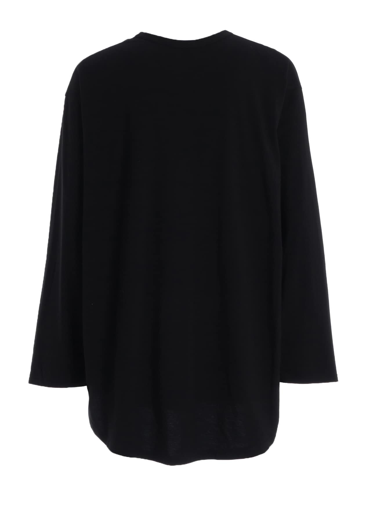 FLORAL STRIPED & COTTON JERSEY JUMBO LONG-SLEEVED T-SHIRT