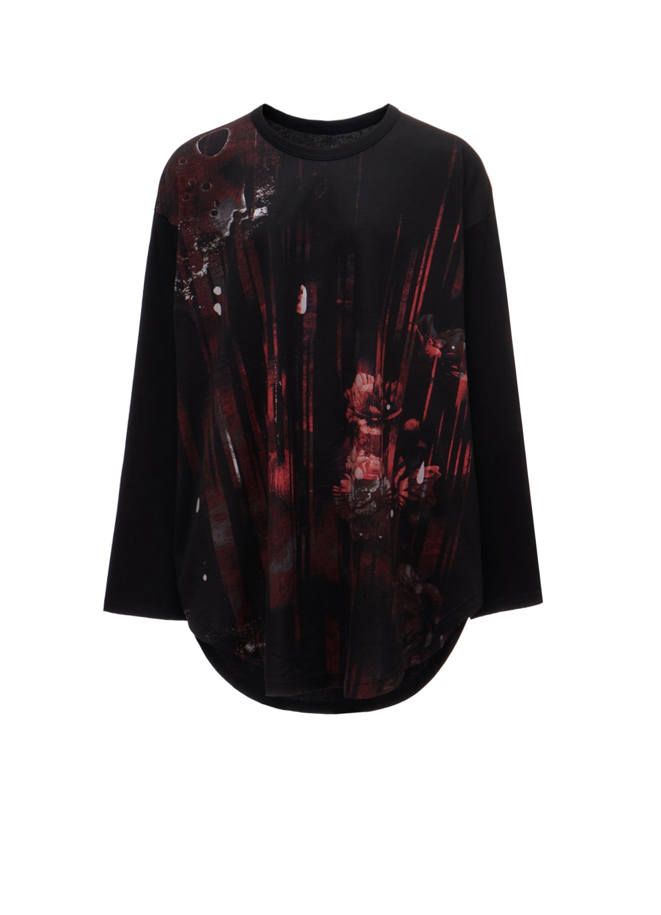 Ground Y × GLOOMY INVERTED V HOODIE(FREE SIZE Black): Ground Y