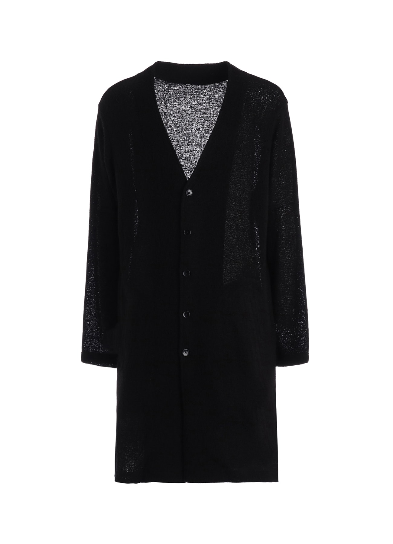 SPIDER WEB KNIT V-NECK LONG CARDIGAN