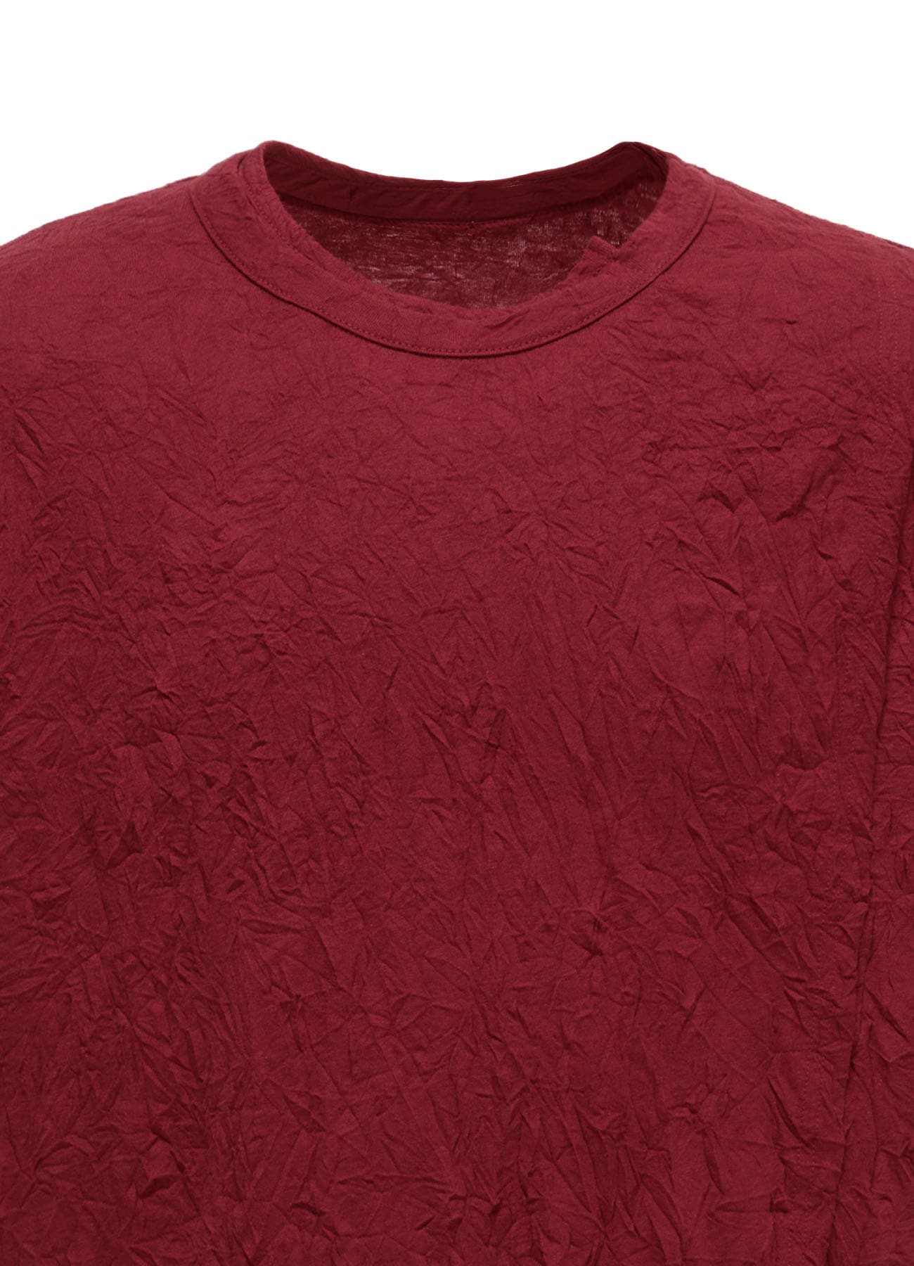 CATCH WASHER WRINKLE JERSEY MIX SHORT SLEEVED T
