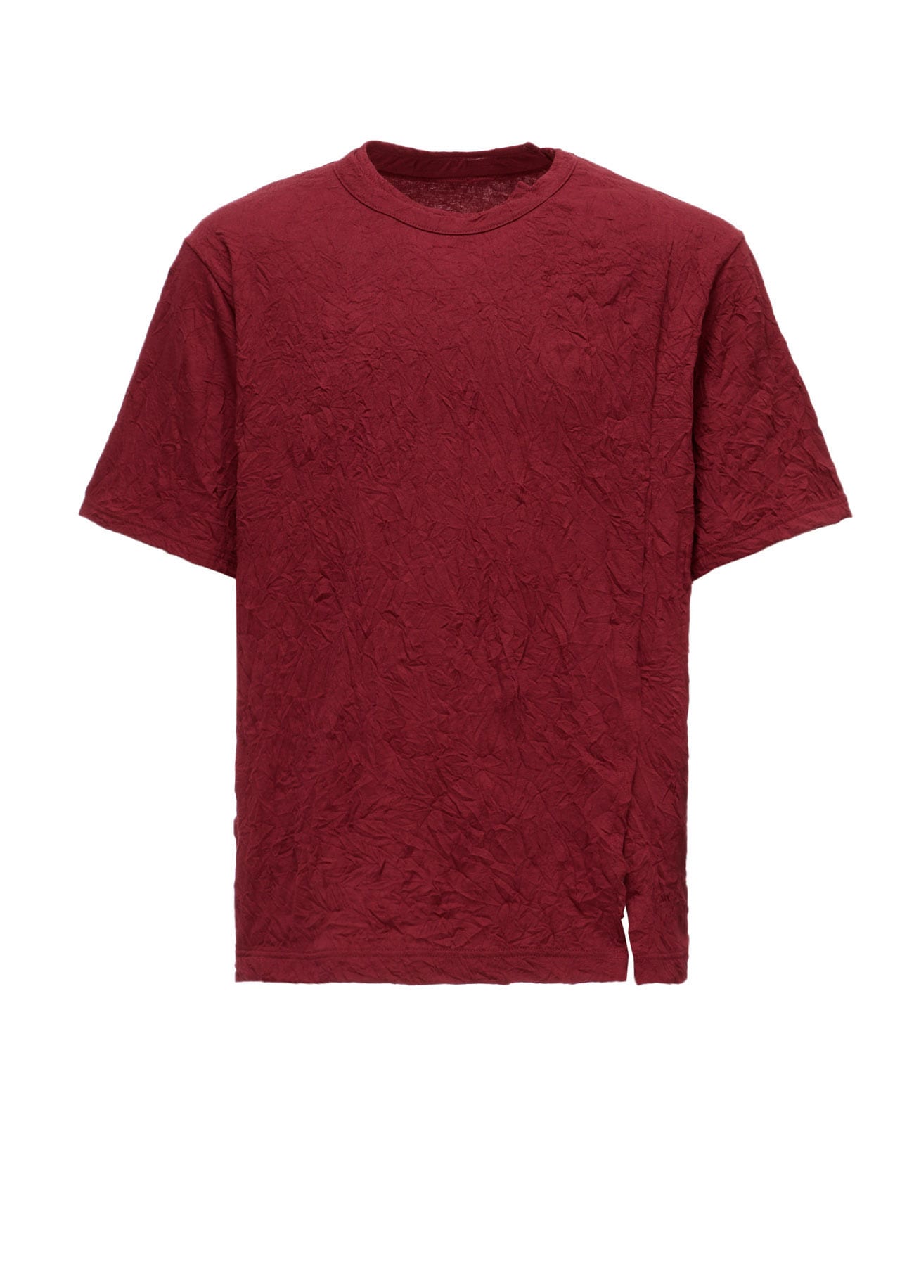 CATCH WASHER WRINKLE JERSEY MIX SHORT SLEEVED T