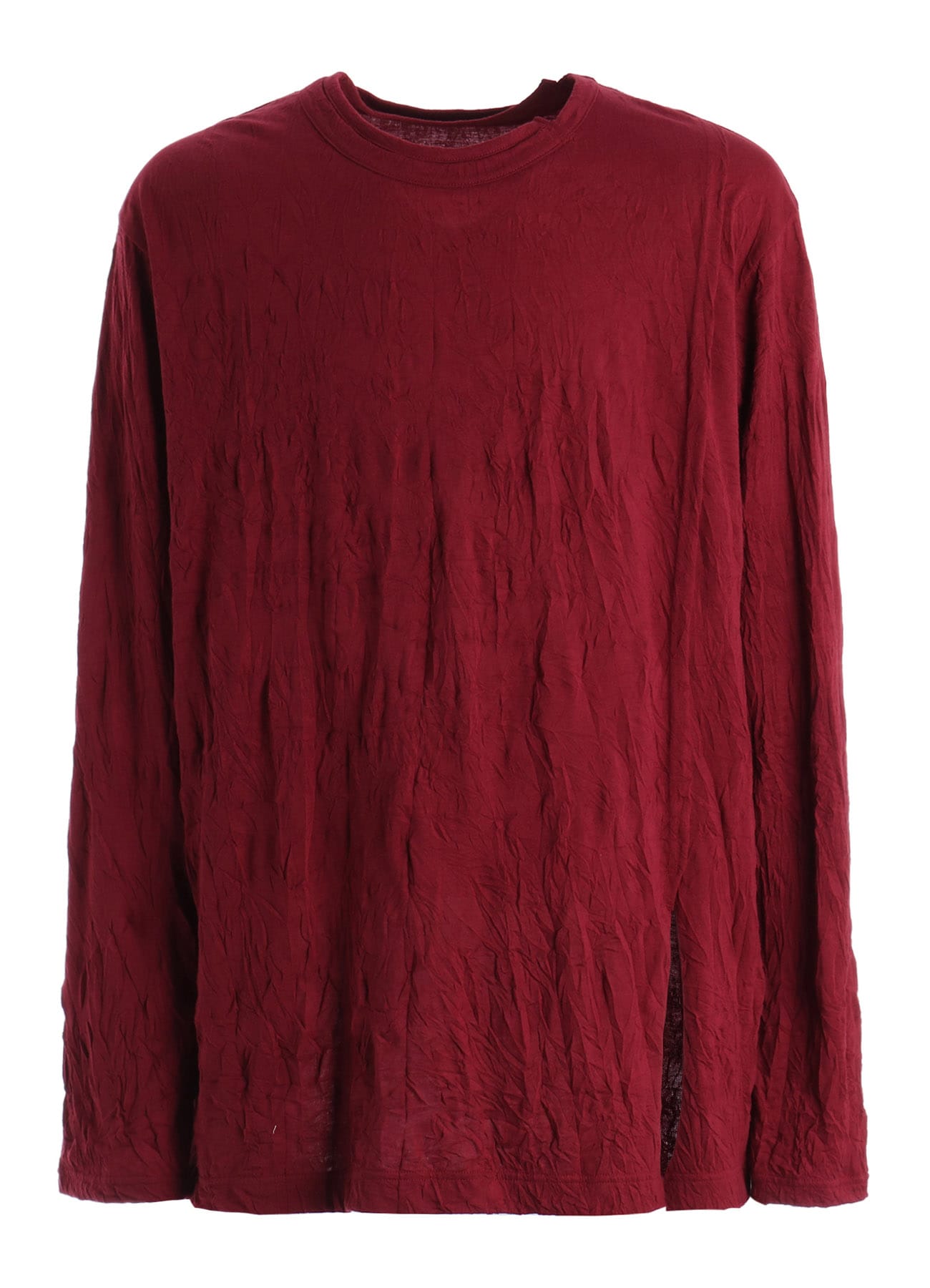 CATCH WASHER WRINKLE JERSEY MIX LONG SLEEVED T
