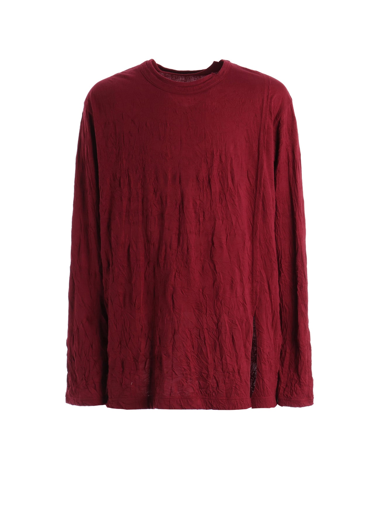 CATCH WASHER WRINKLE JERSEY MIX LONG SLEEVED T