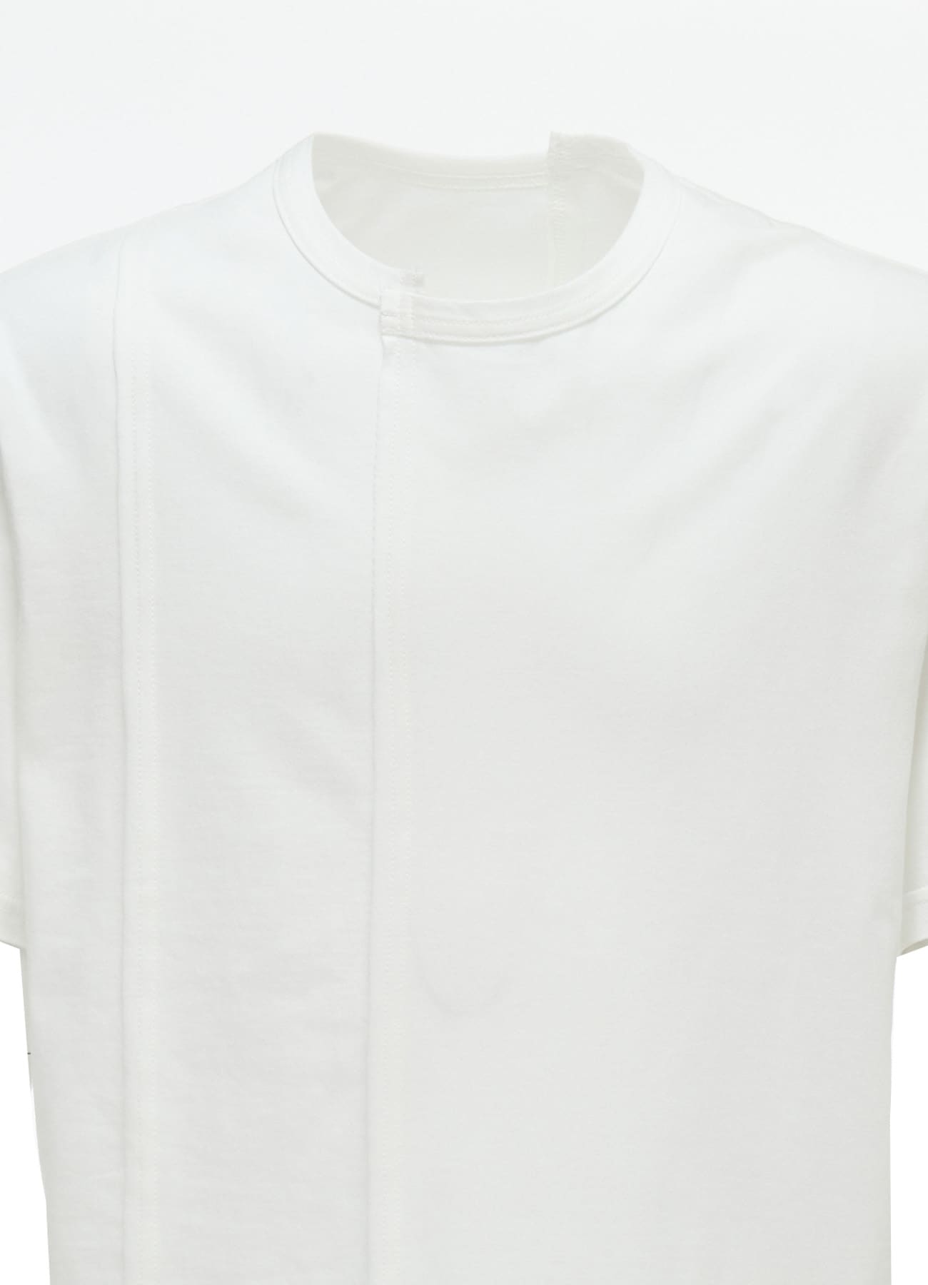 COTTON JERSEY CUT-OFF SHORT SLEEVED T