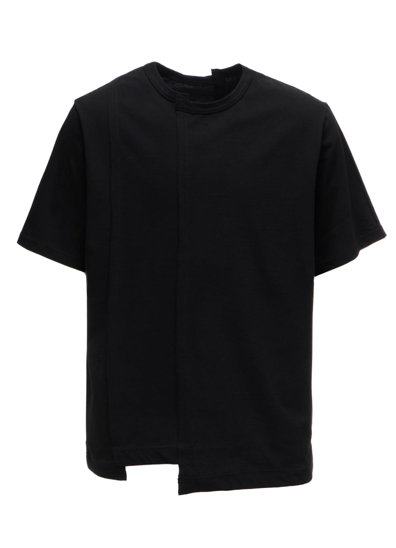 COTTON JERSEY CUT-OFF SHORT SLEEVED T