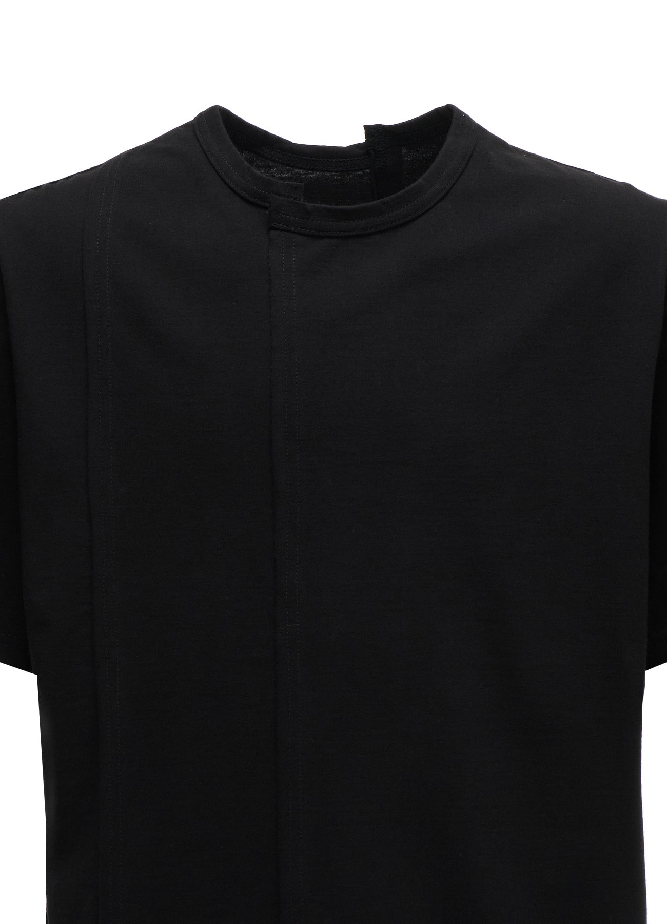COTTON JERSEY CUT-OFF SHORT SLEEVED T