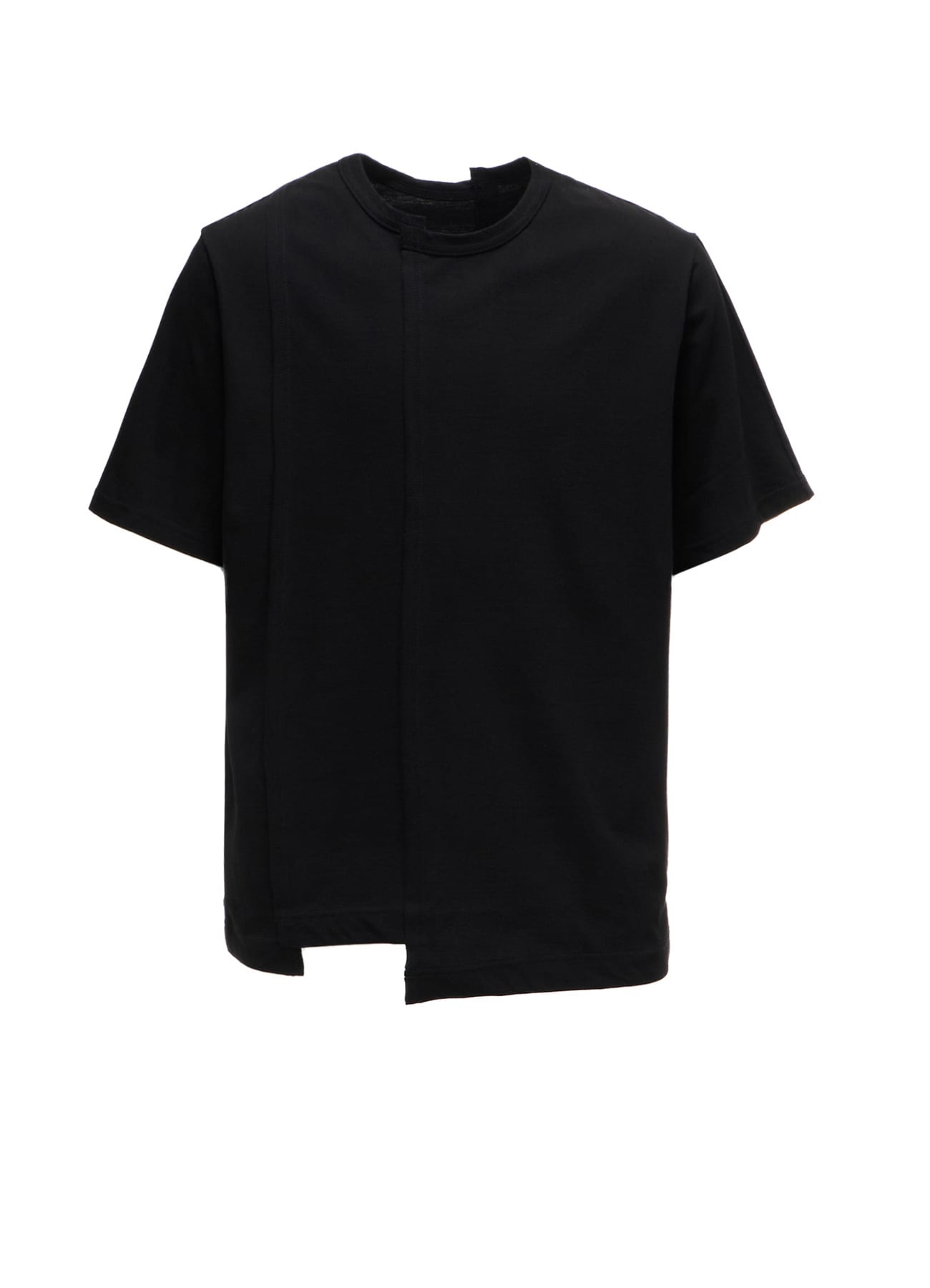 COTTON JERSEY CUT-OFF SHORT SLEEVED T