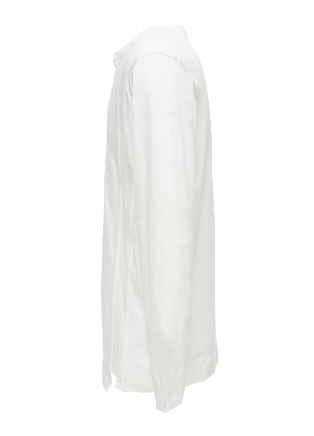 COTTON JERSEY CUT-OFF LONG SLEEVED T