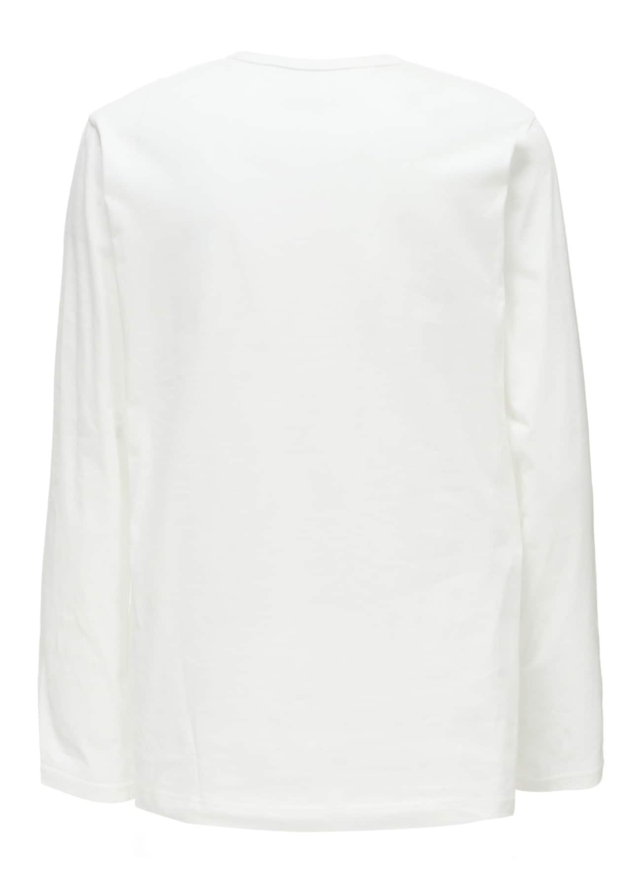 COTTON JERSEY CUT-OFF LONG SLEEVED T