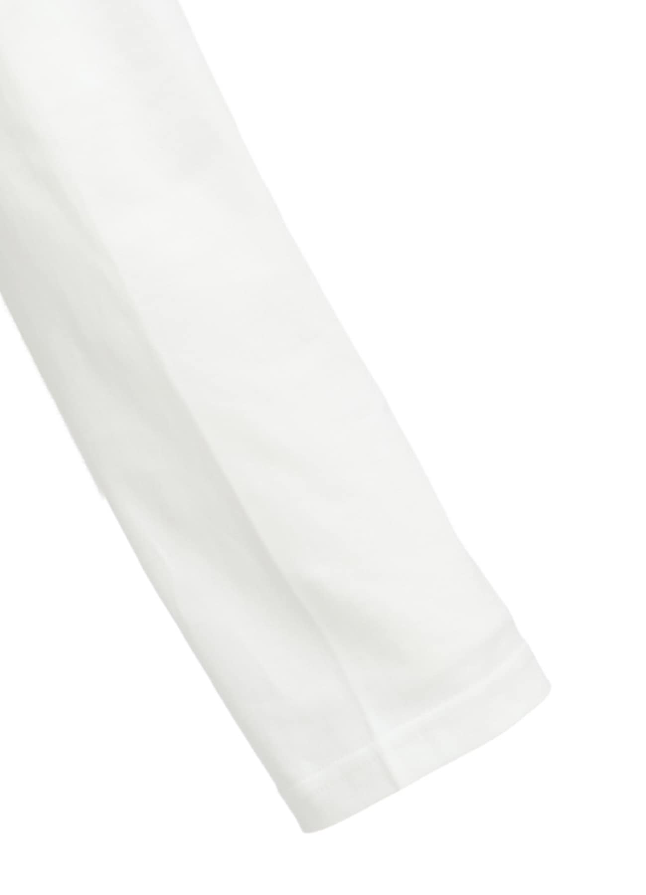COTTON JERSEY CUT-OFF LONG SLEEVED T