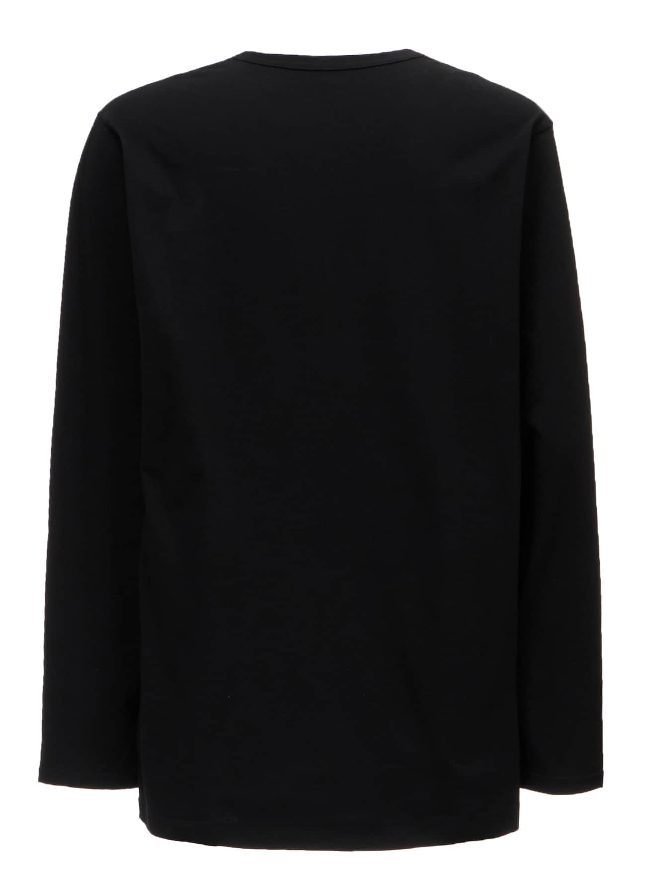 COTTON JERSEY CUT-OFF LONG SLEEVED T