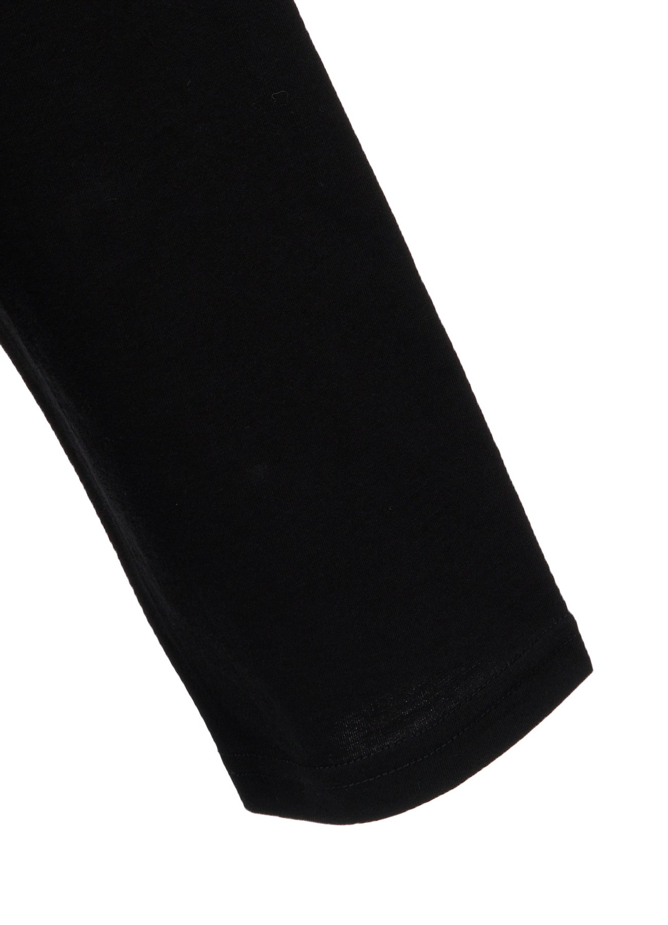 COTTON JERSEY CUT-OFF LONG SLEEVED T