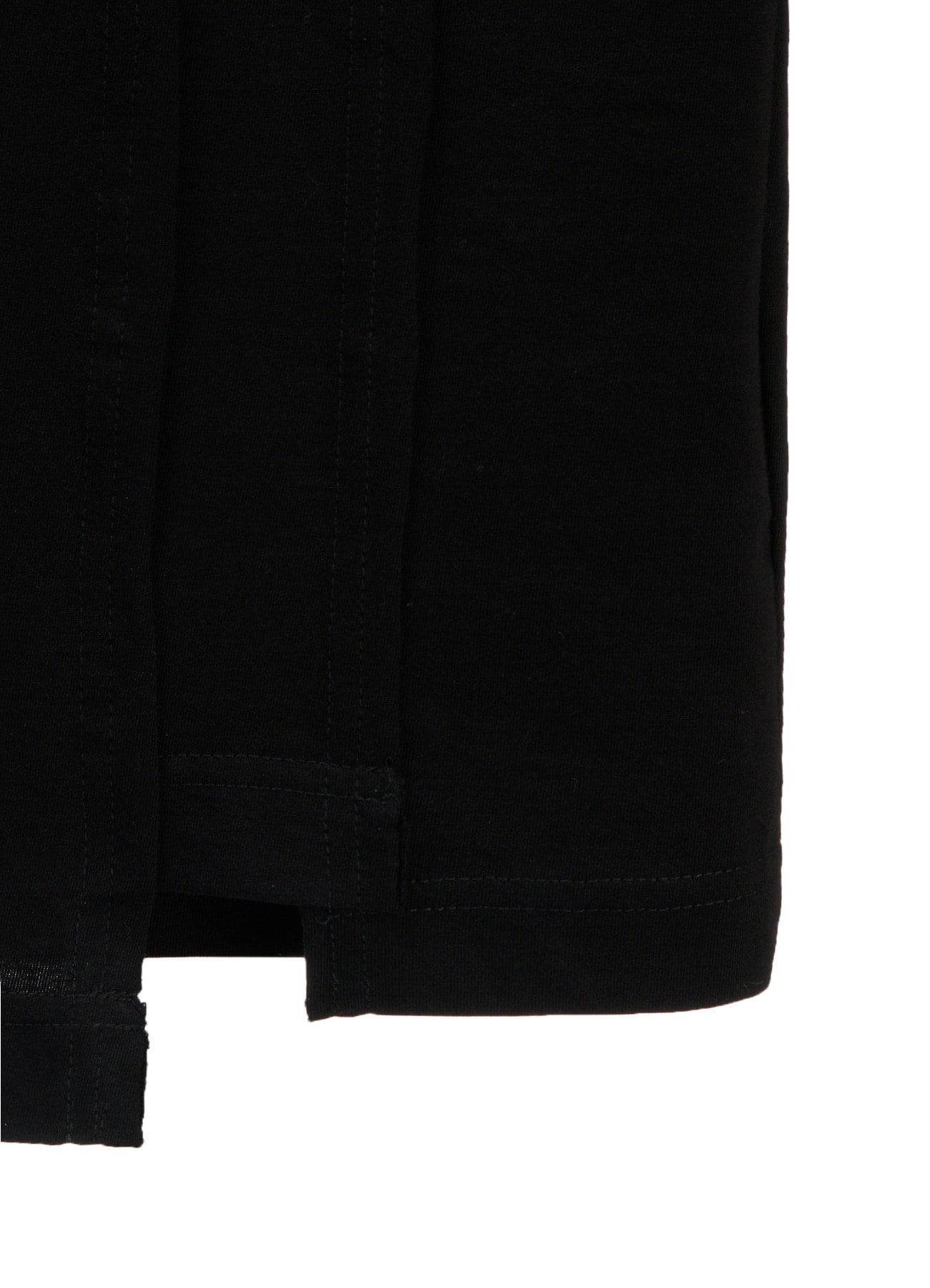 COTTON JERSEY CUT-OFF LONG SLEEVED T