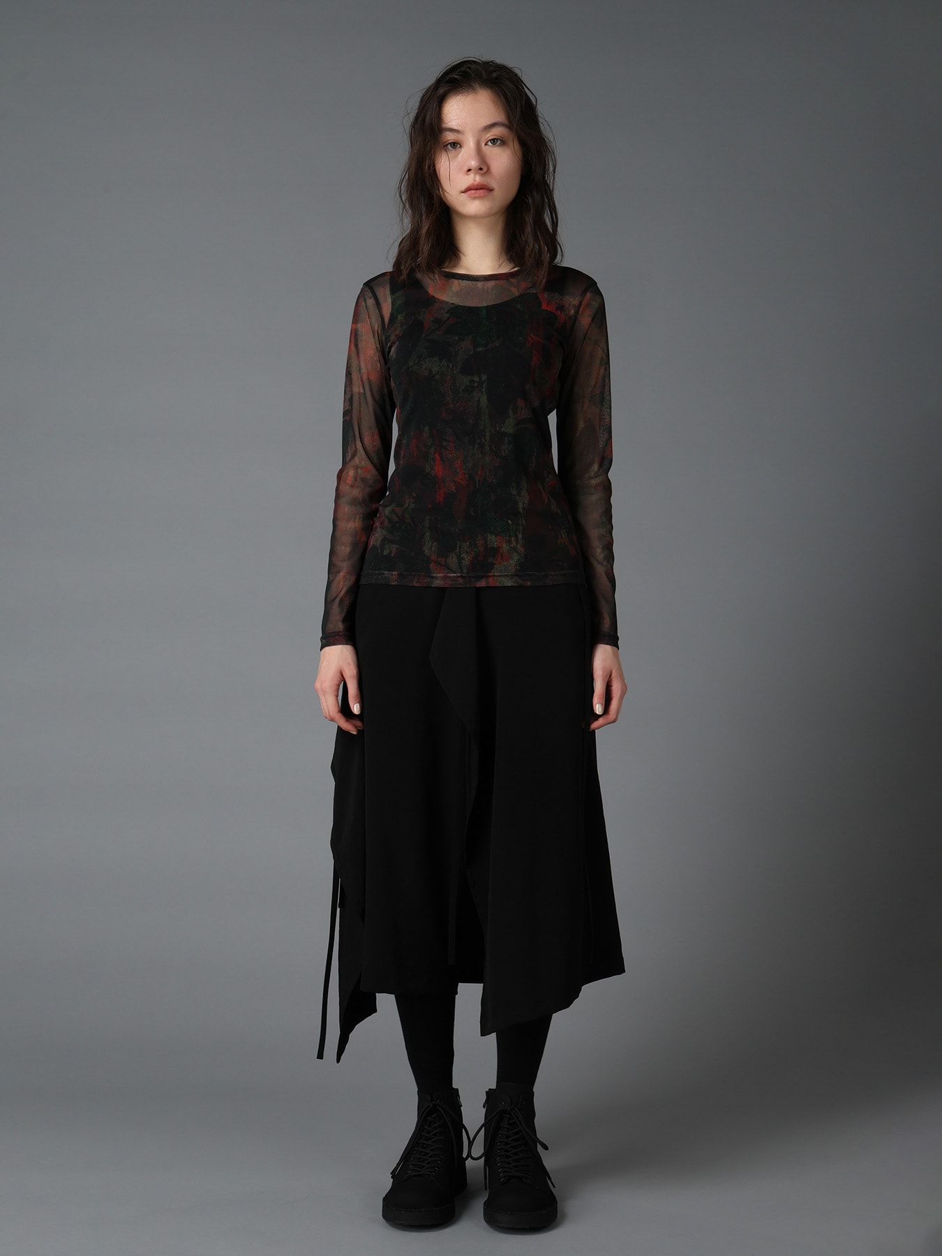 SHADOW FLORAL SOFT TULLE