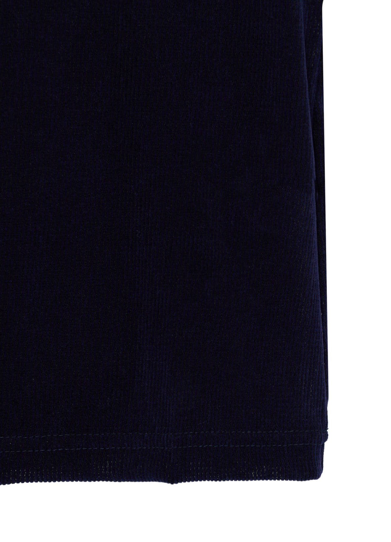 FLOCKED STRIPE HIGH-NECK TULLE