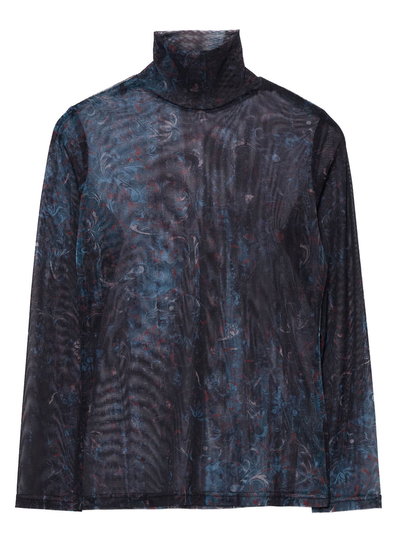 PAISLEY HIGH NECK SOFT TULLE