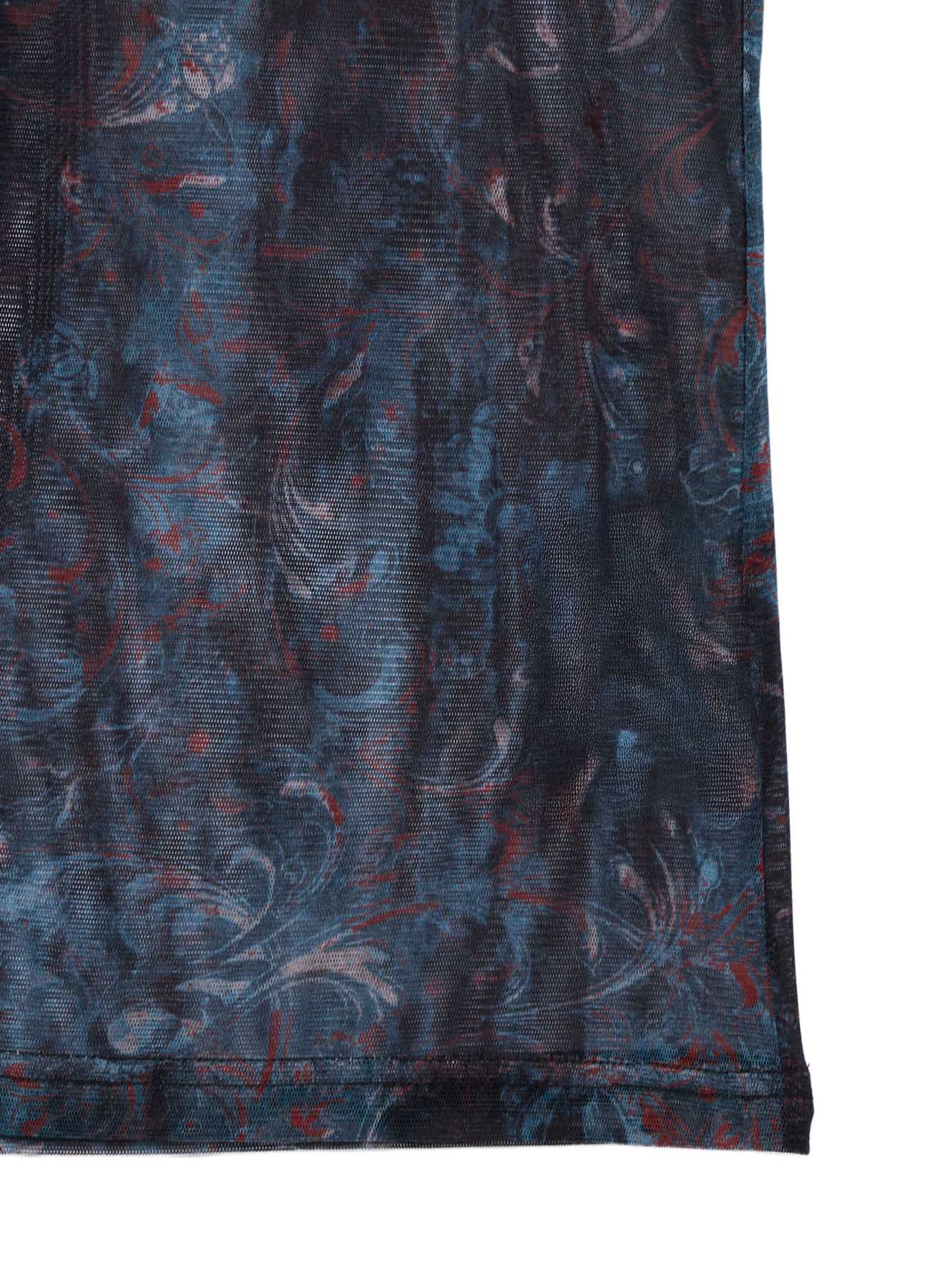 PAISLEY HIGH NECK SOFT TULLE