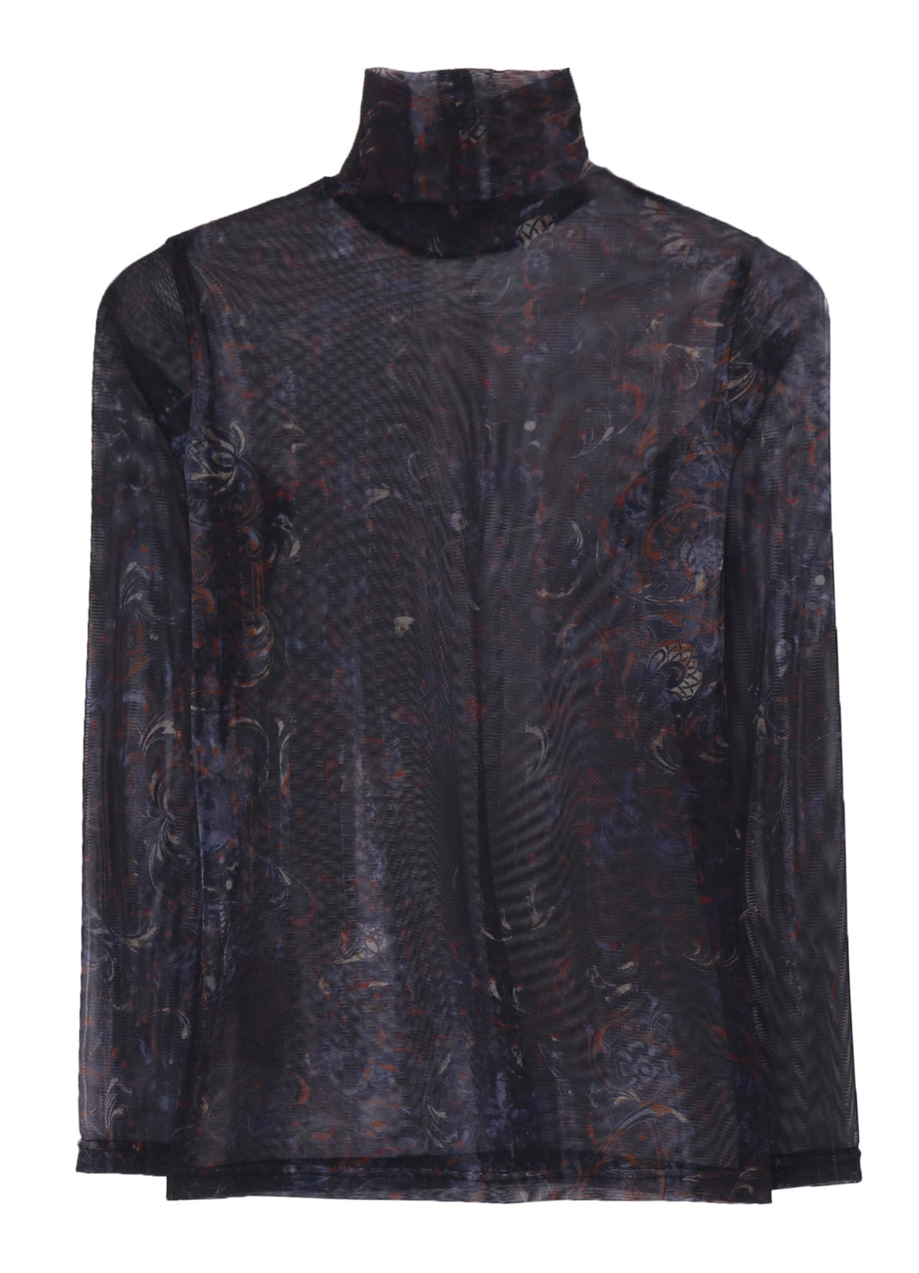 PAISLEY HIGH NECK SOFT TULLE