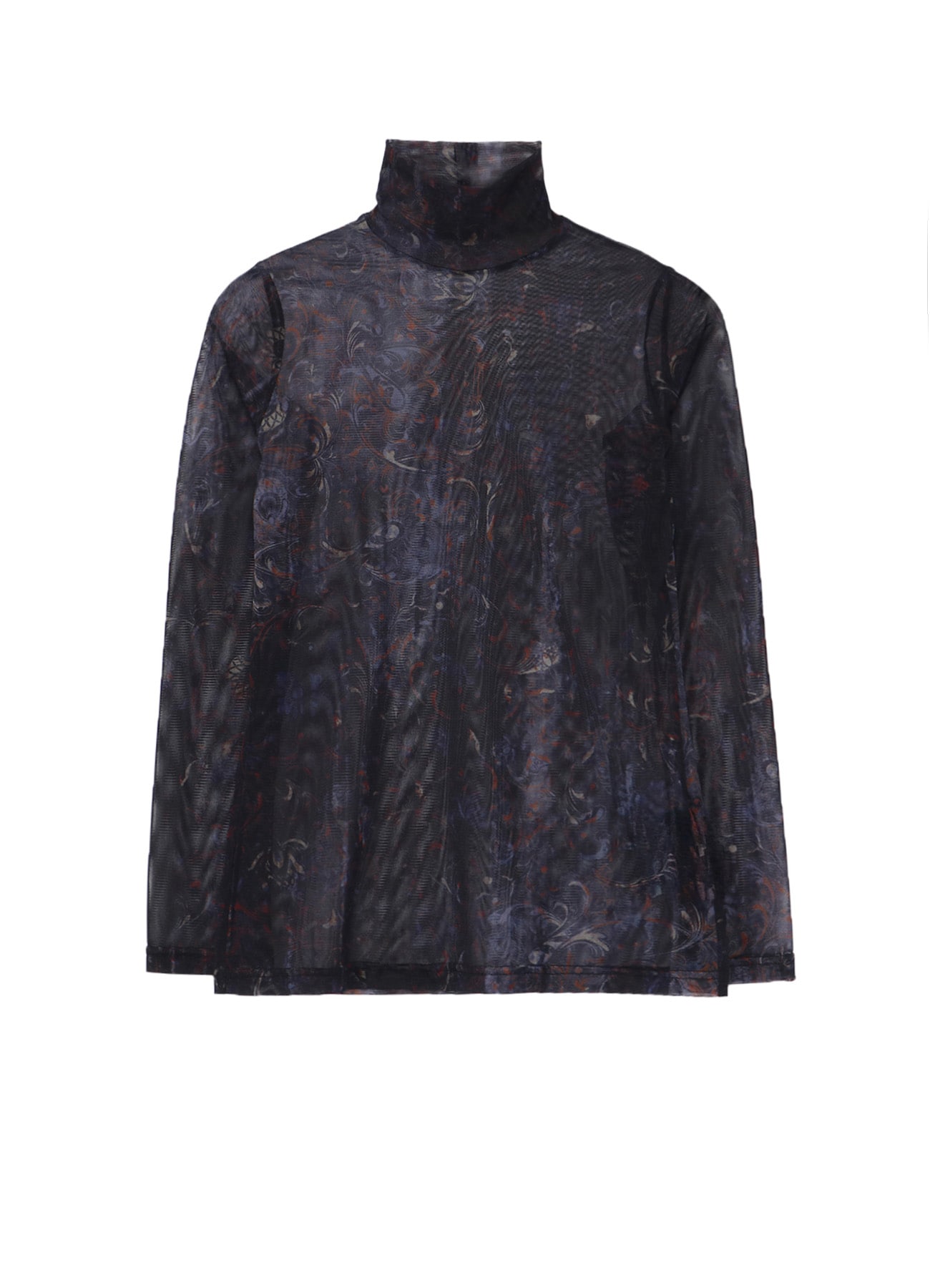PAISLEY HIGH NECK SOFT TULLE