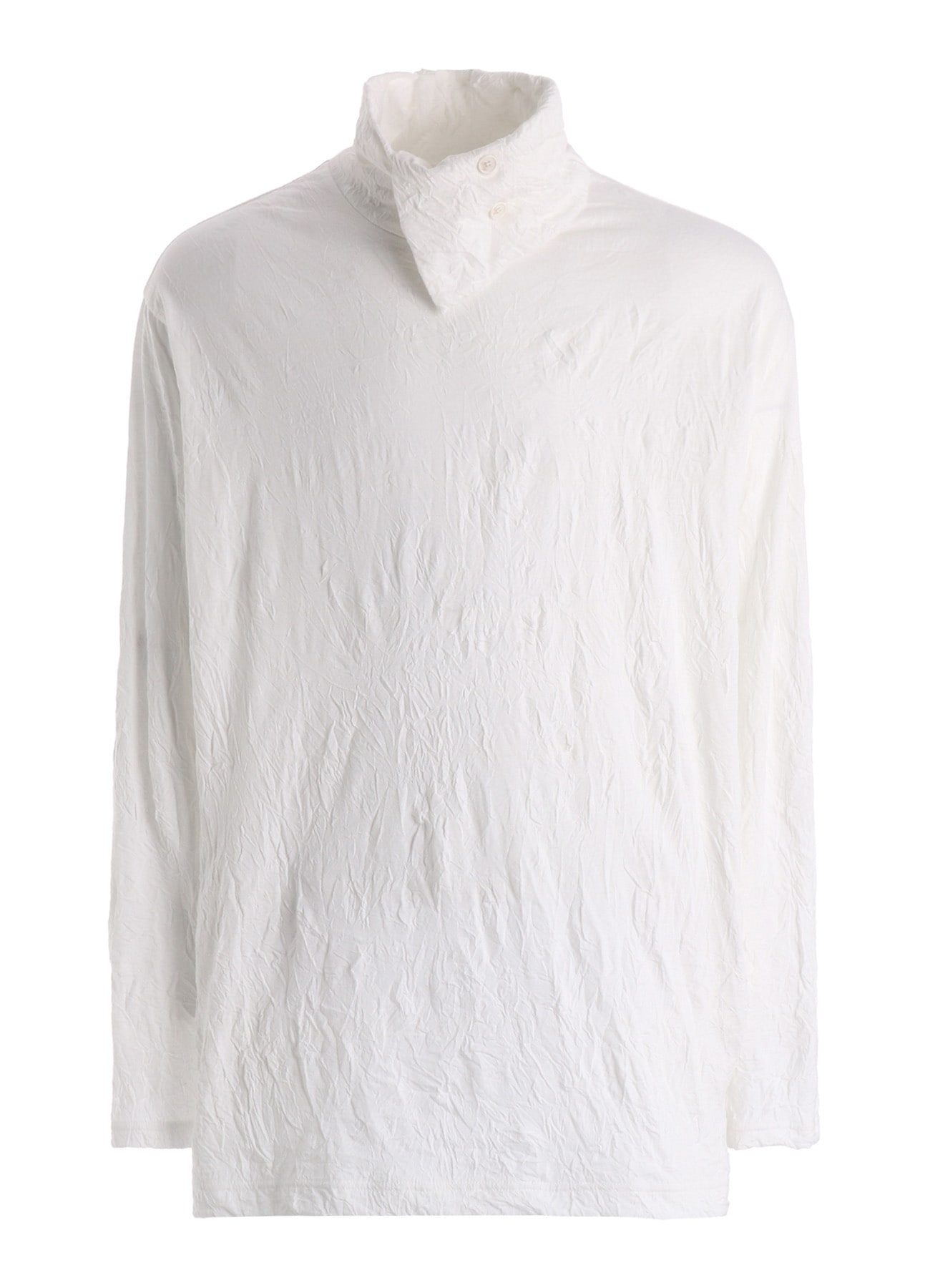 CATCH WASHER WRINKLE JERSEY TURTLENECK LONG SLEEVED T-SHIRT