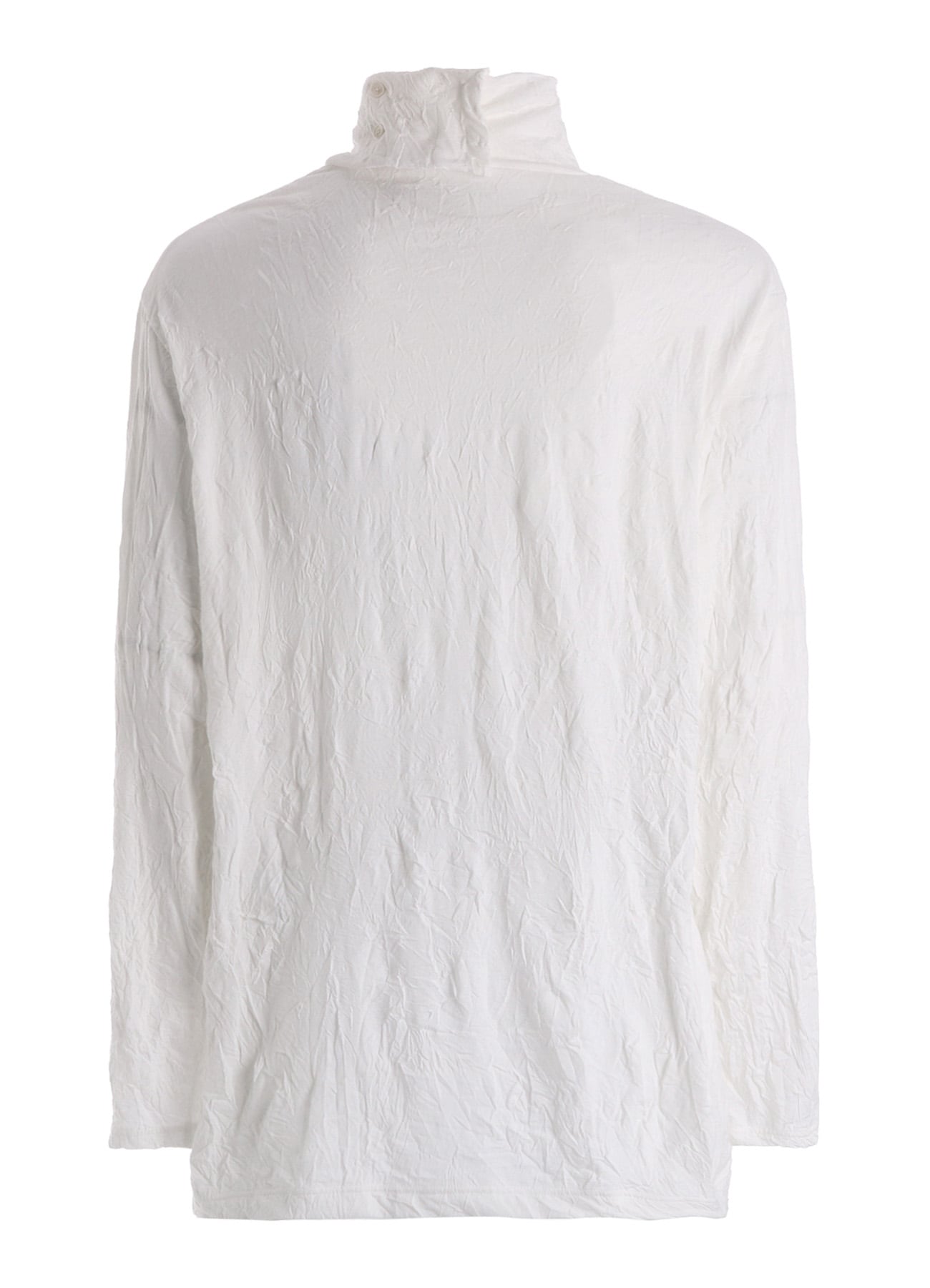 CATCH WASHER WRINKLE JERSEY TURTLENECK LONG SLEEVED T-SHIRT