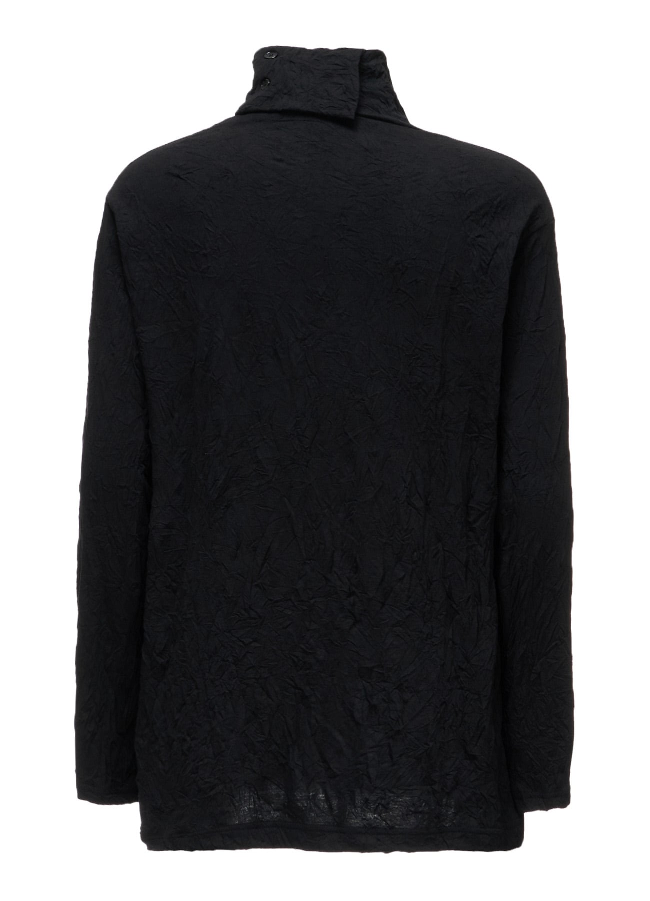 CATCH WASHER WRINKLE JERSEY TURTLENECK LONG SLEEVED T-SHIRT