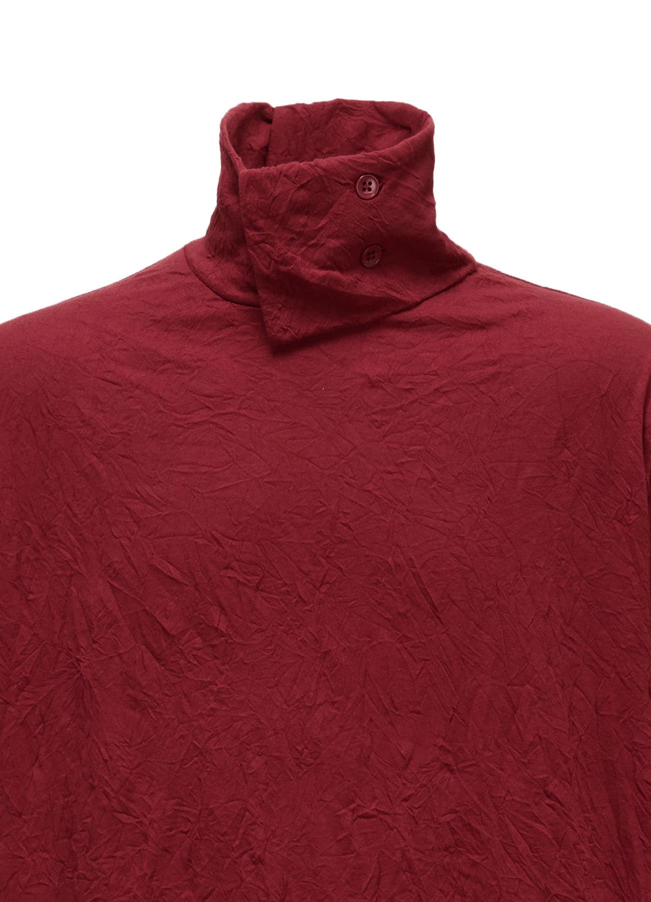 CATCH WASHER WRINKLE JERSEY TURTLENECK LONG SLEEVED T-SHIRT