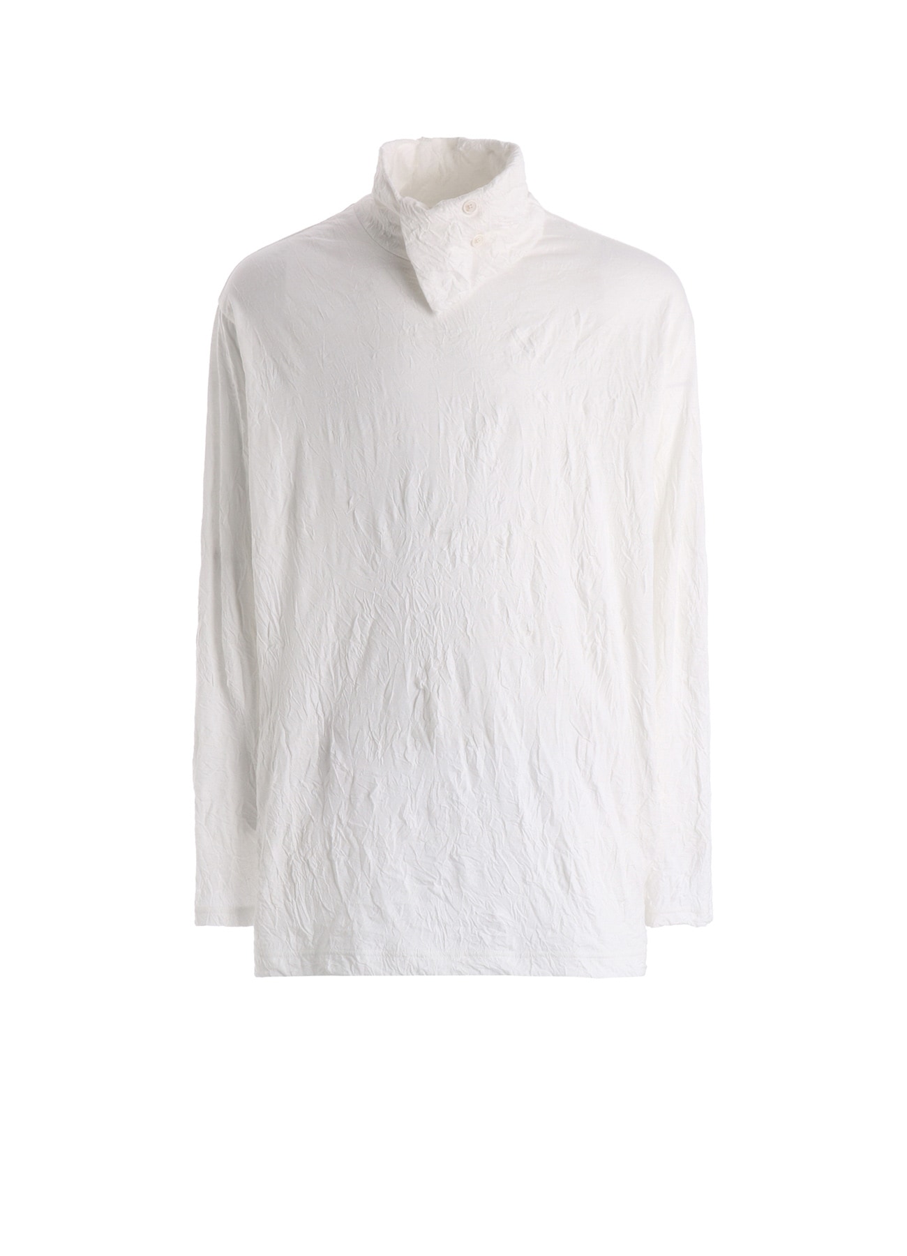 CATCH WASHER WRINKLE JERSEY TURTLENECK LONG SLEEVED T-SHIRT