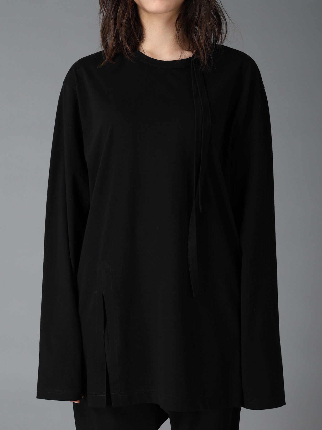 COTTON JERSEY LONG SLEEVED T
