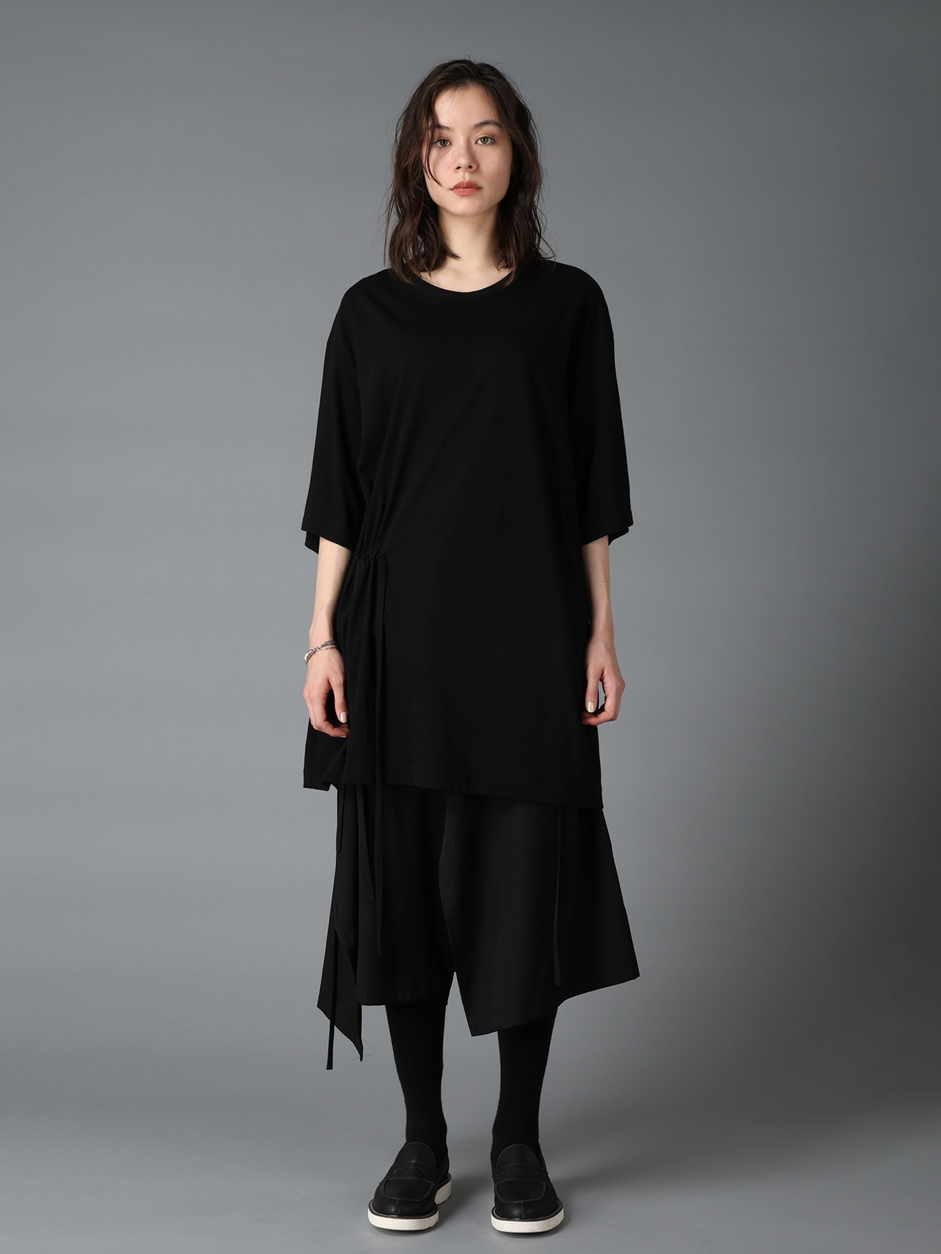 ULTIMA JERSEY SIDE GATHERED T