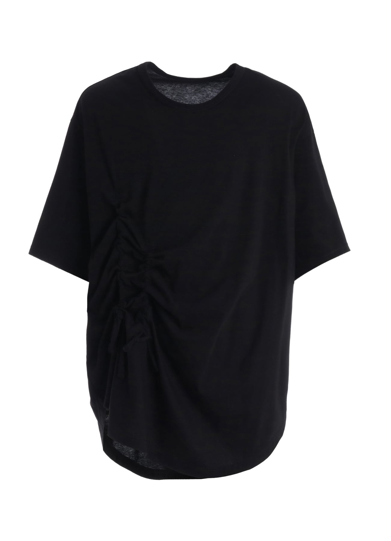 ULTIMA JERSEY SIDE GATHERED ROUND HEM T