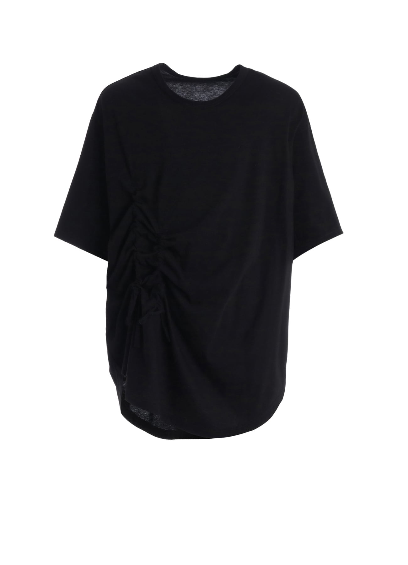 ULTIMA JERSEY SIDE GATHERED ROUND HEM T