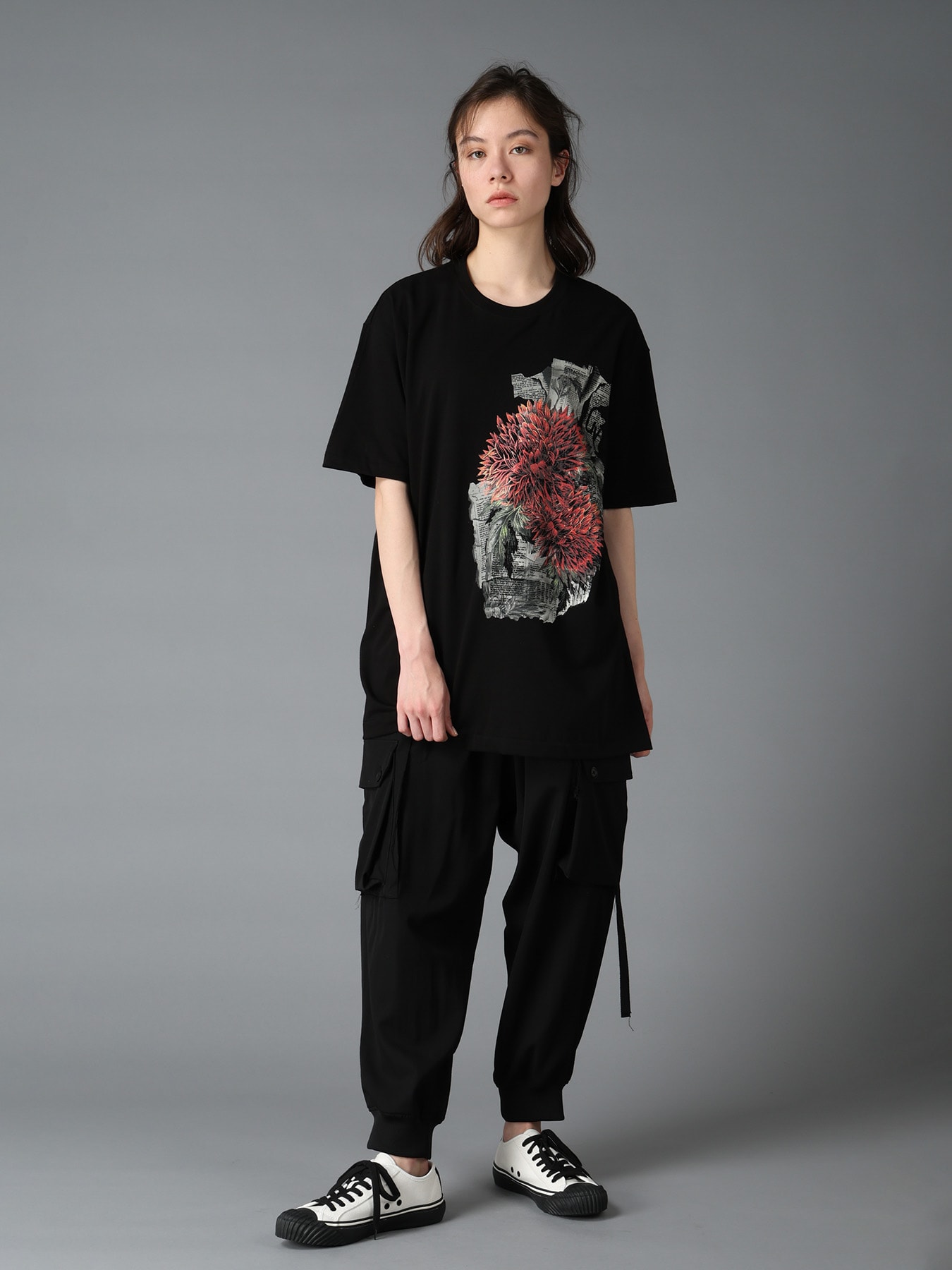 JERSEY RED DAHLIA T-SHIRT