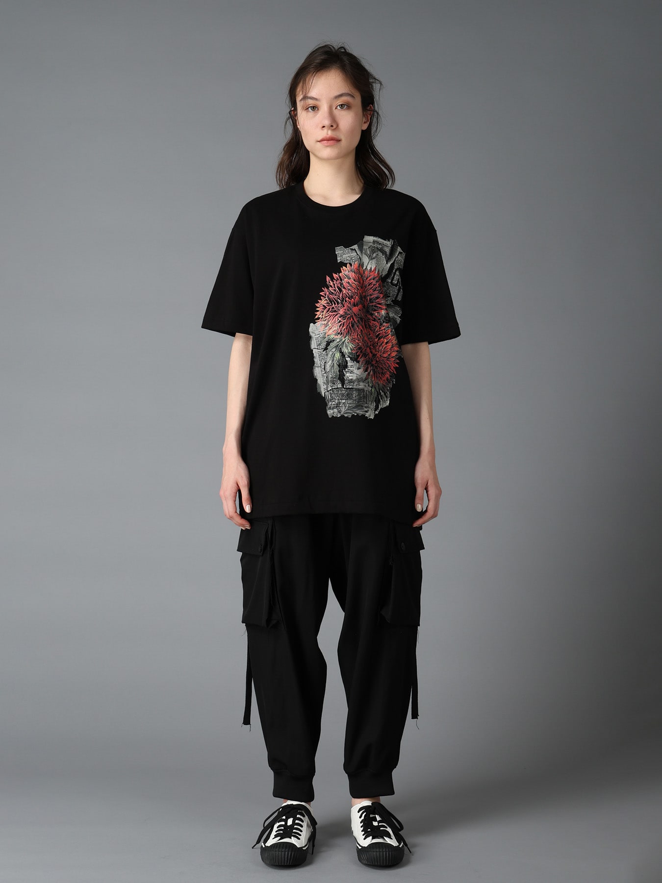 JERSEY RED DAHLIA T-SHIRT