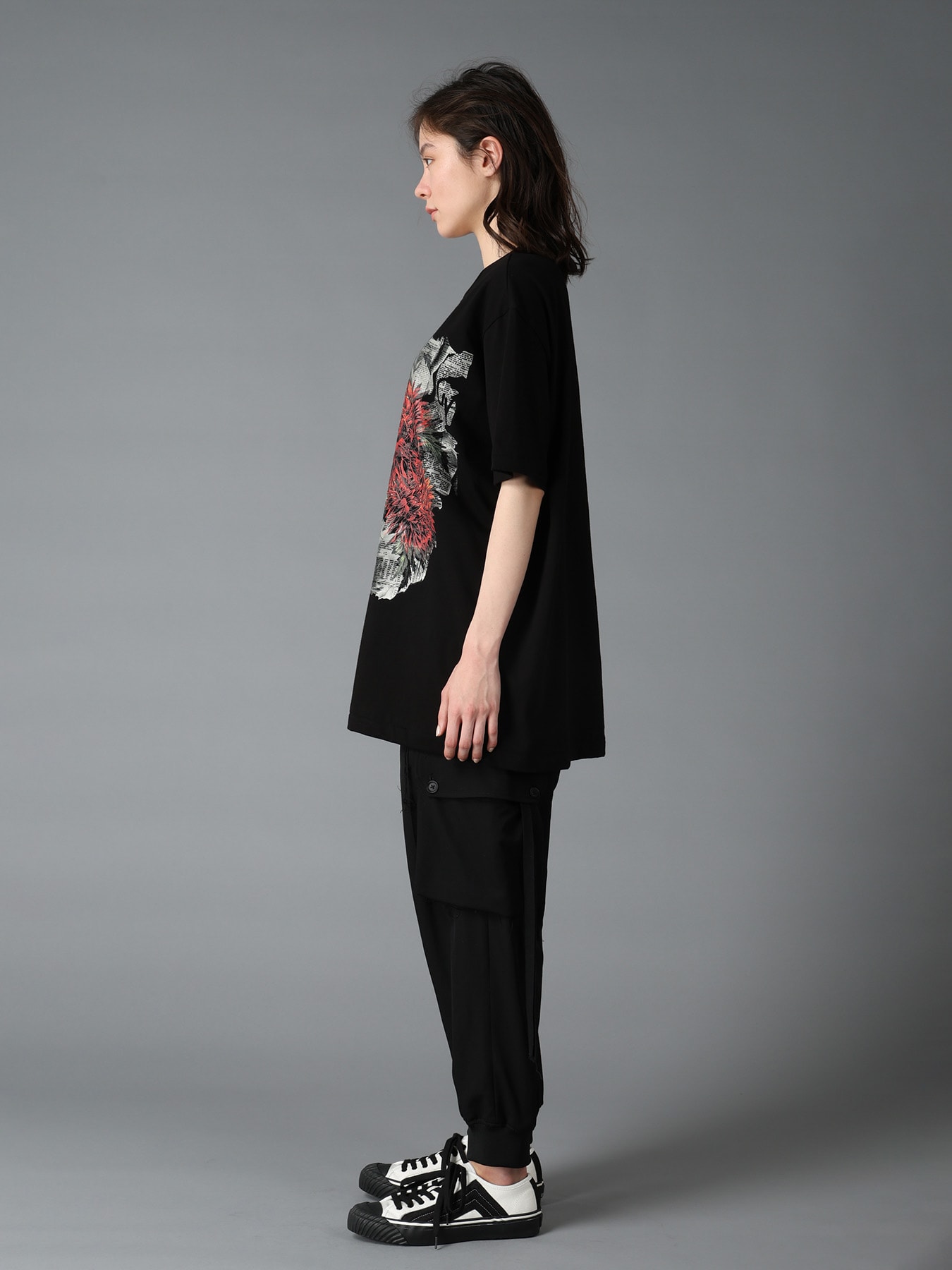 JERSEY RED DAHLIA T-SHIRT