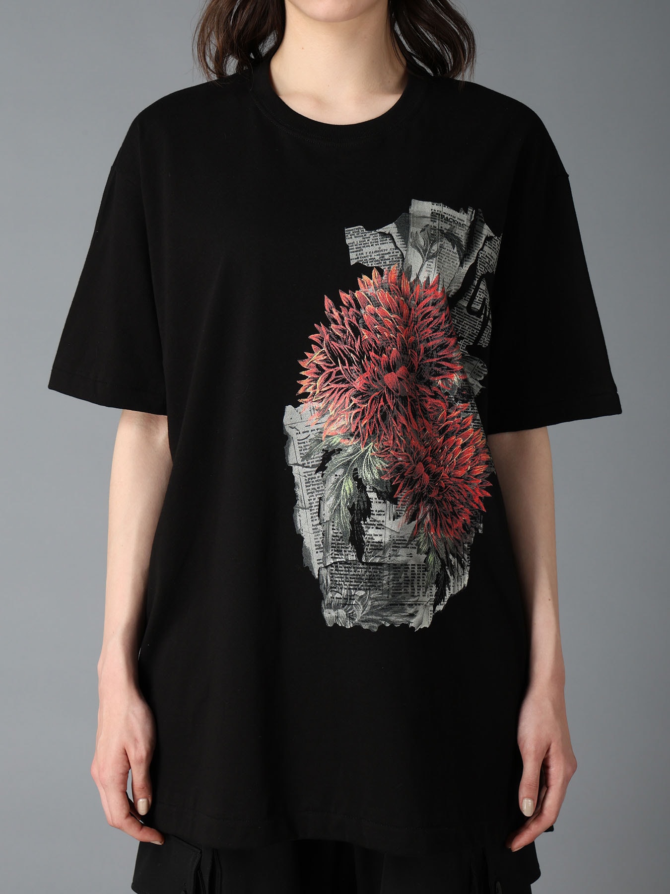 JERSEY RED DAHLIA T-SHIRT