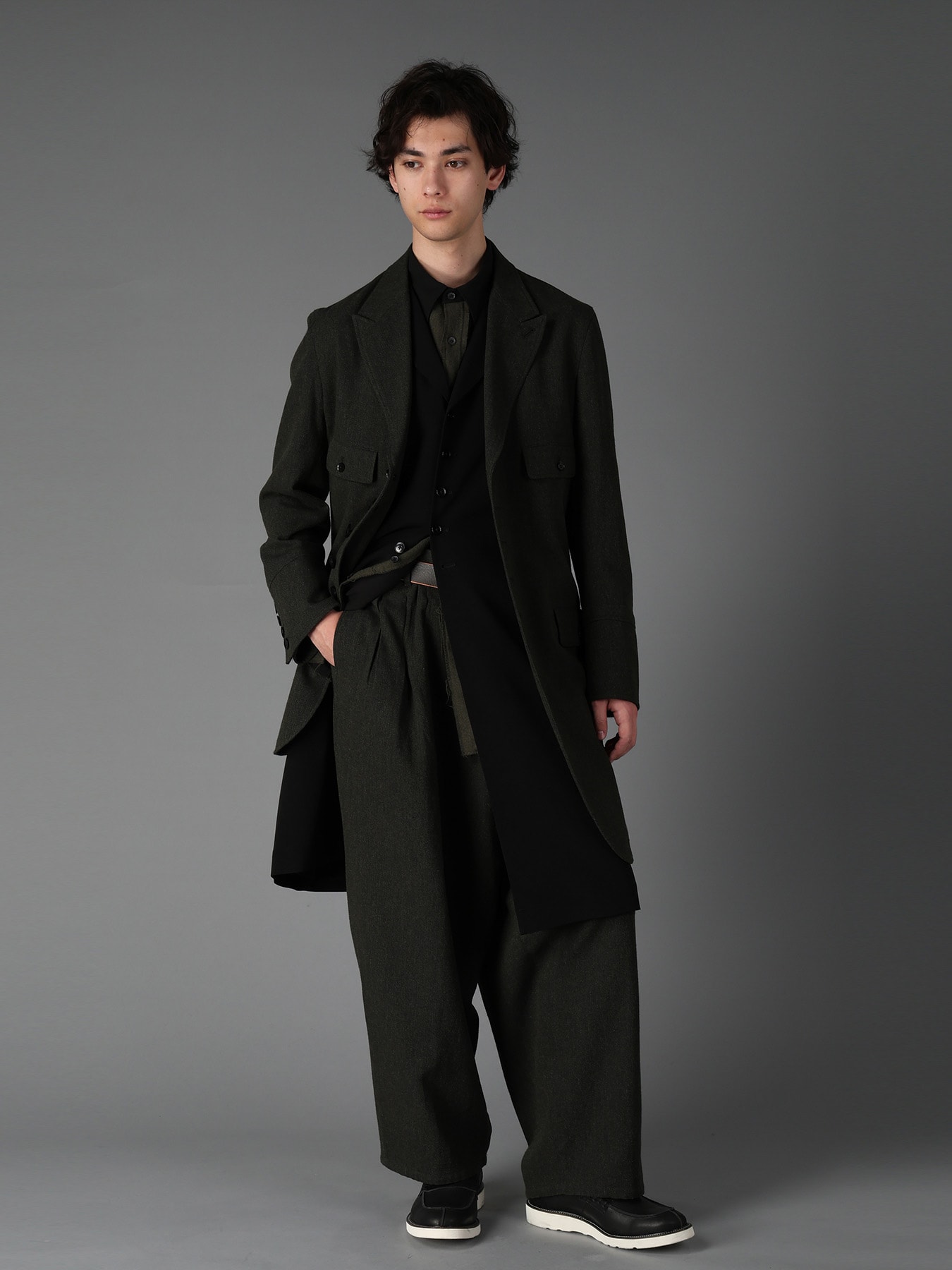 CREPE de CHINE SINGLE LONG VEST