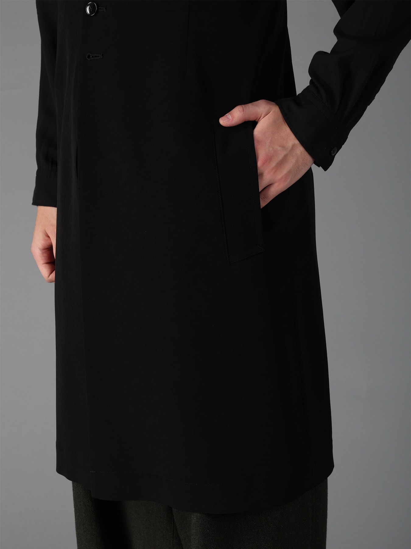 CREPE de CHINE SINGLE LONG VEST