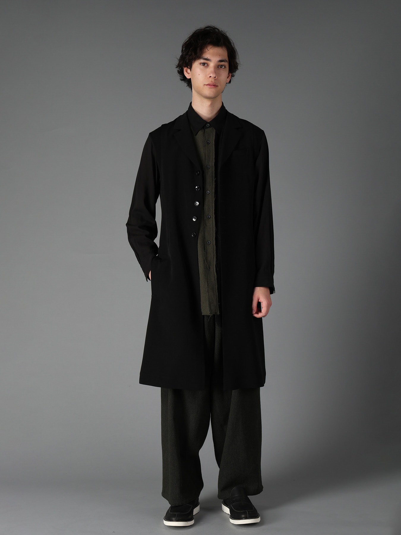 CREPE de CHINE SINGLE LONG VEST