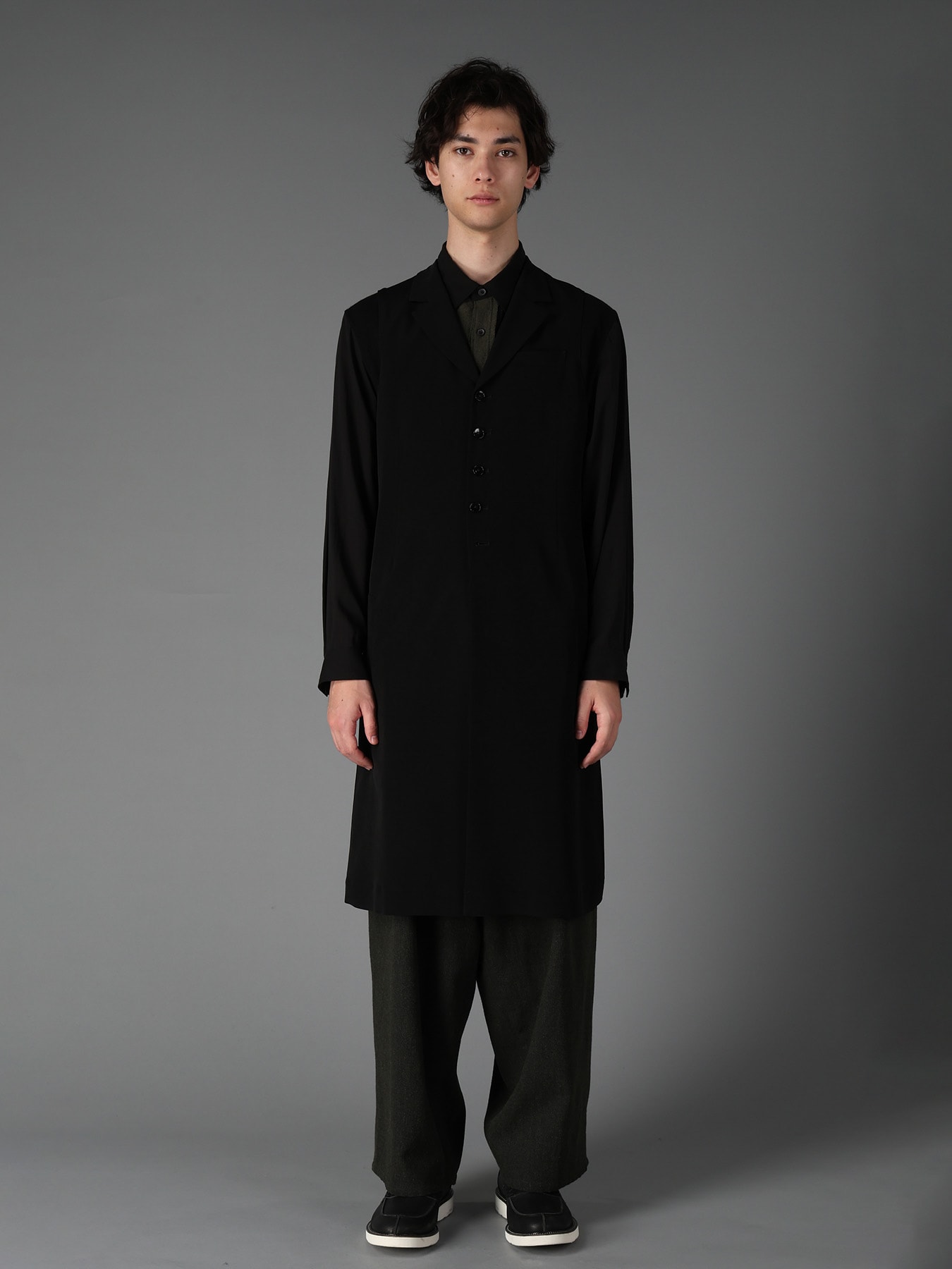 CREPE de CHINE SINGLE LONG VEST