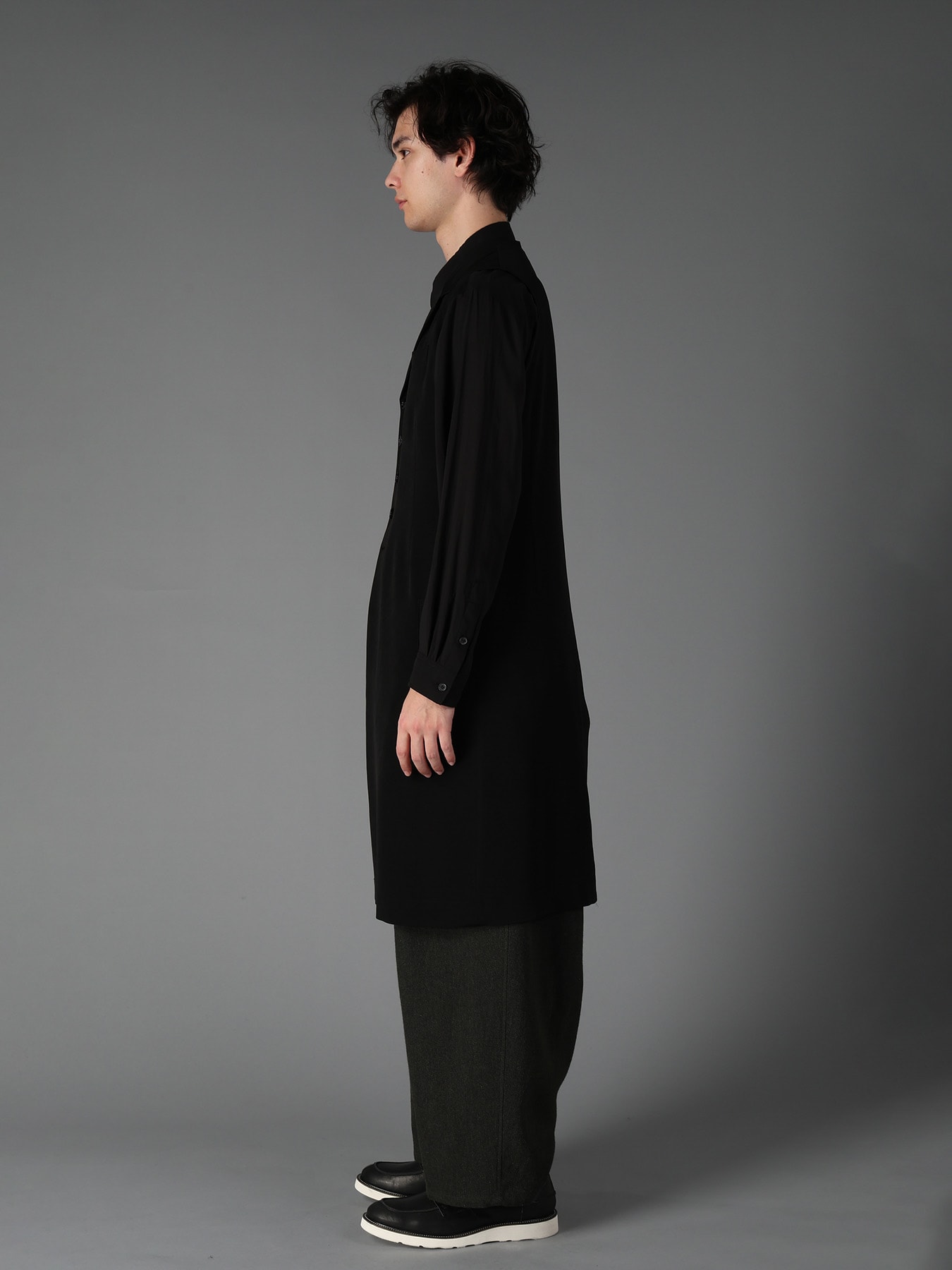 CREPE de CHINE SINGLE LONG VEST
