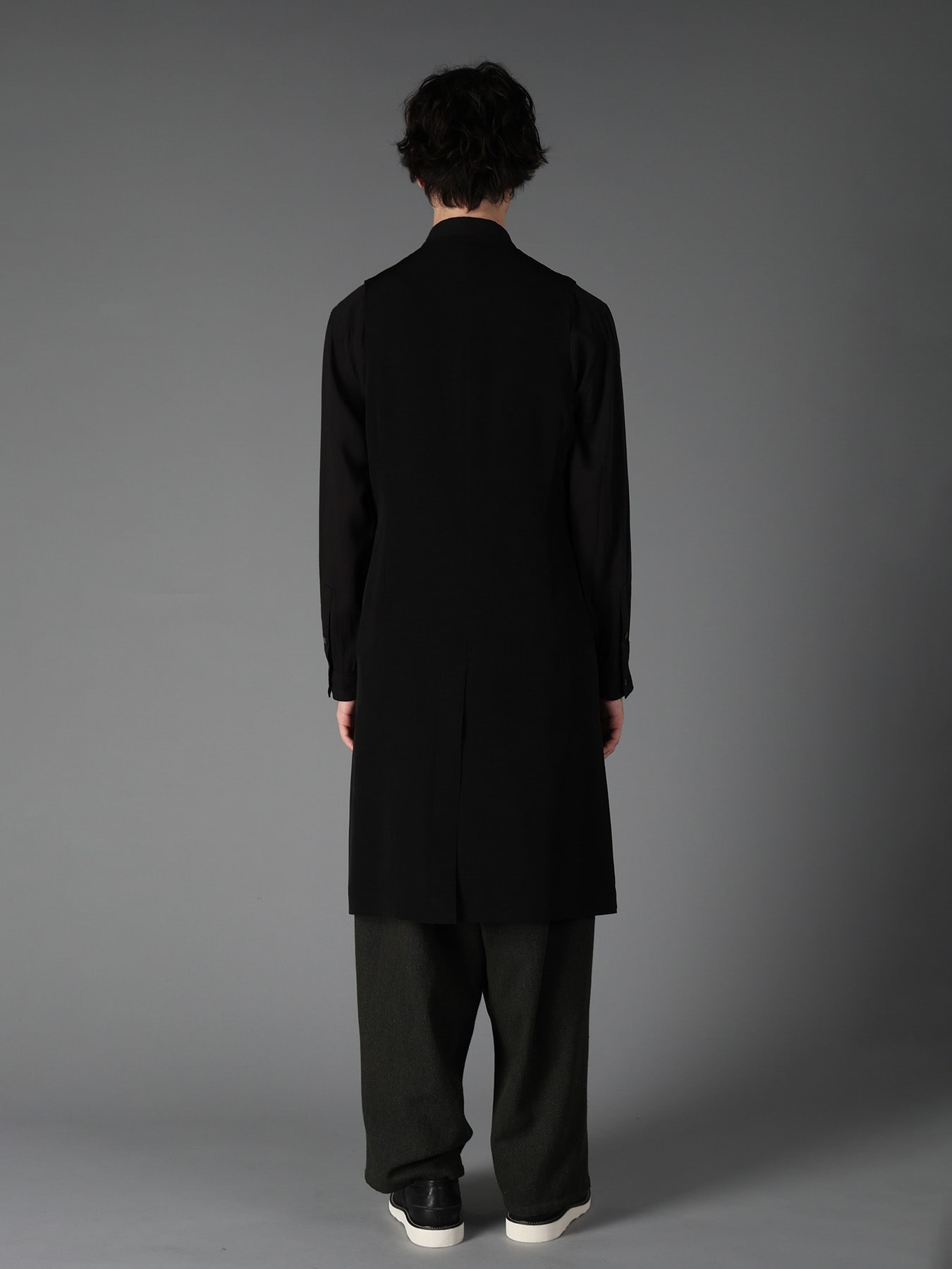 CREPE de CHINE SINGLE LONG VEST