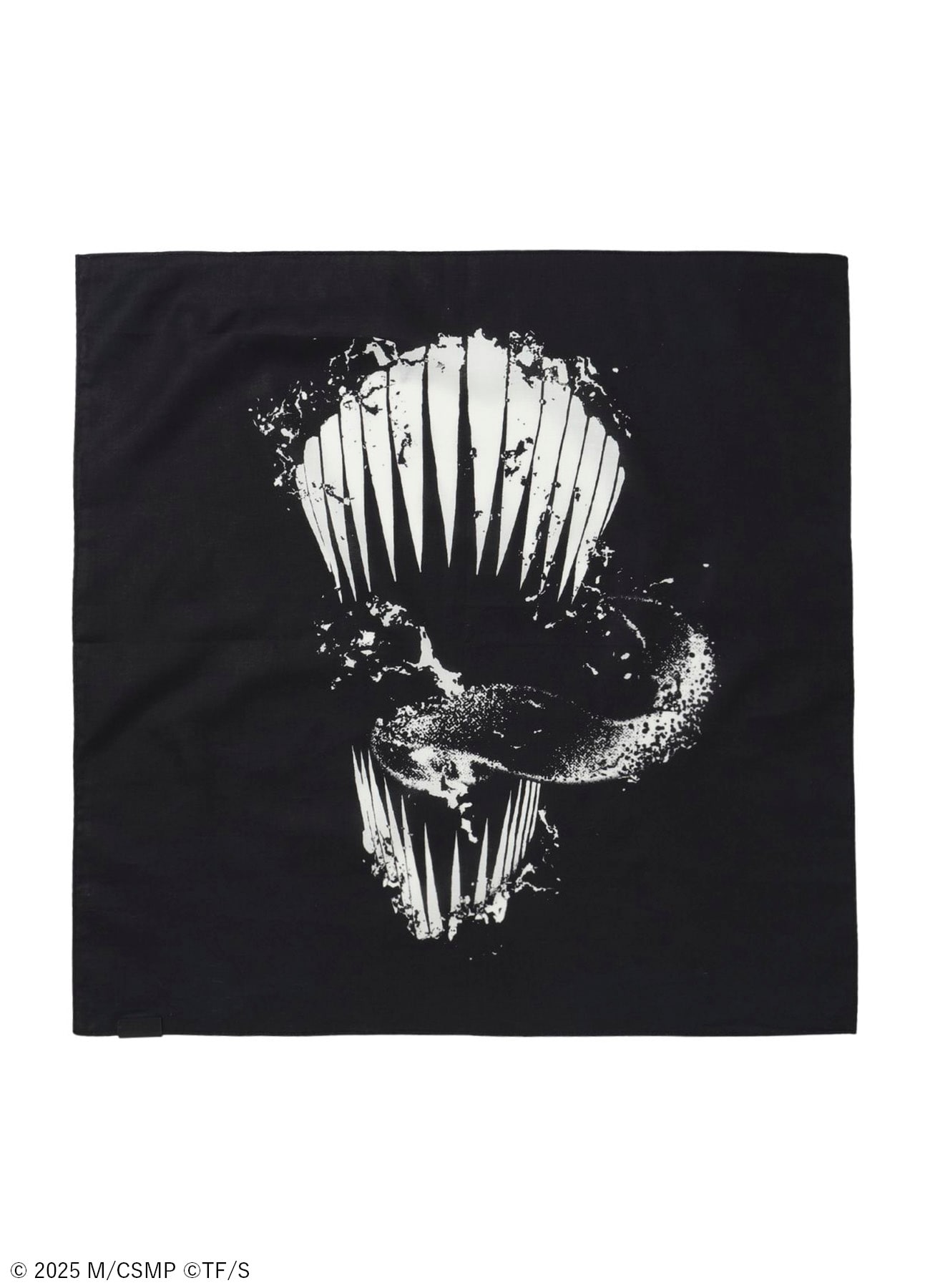 【Pre-Order】Ground Y×CHAINSAW MAN Collaborate Collection CHAINSAW MAN TEETH HANDKERCHIEF