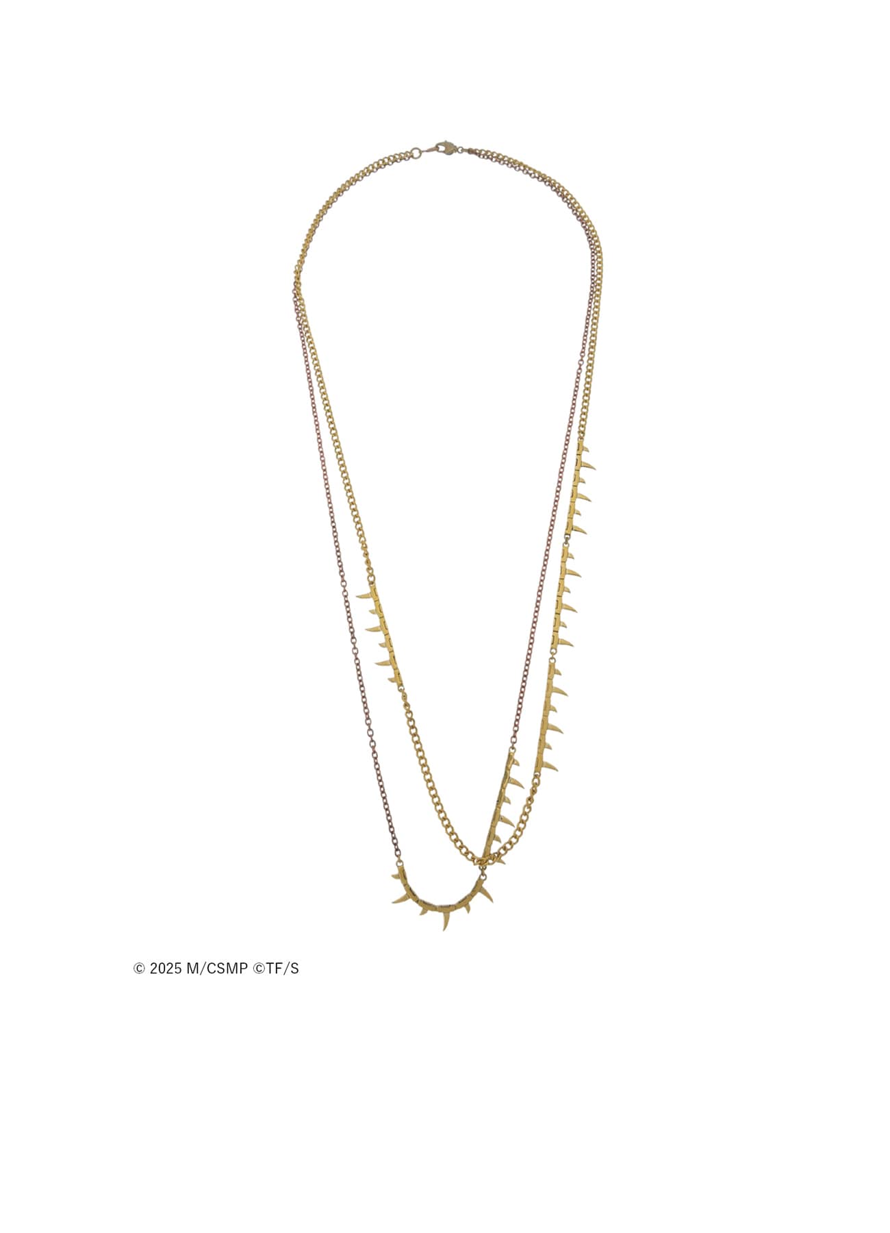 【Pre-Order】Ground Y×CHAINSAW MAN Collaborate Collection CHAINSAW BLADE NECKLACE Ver.1